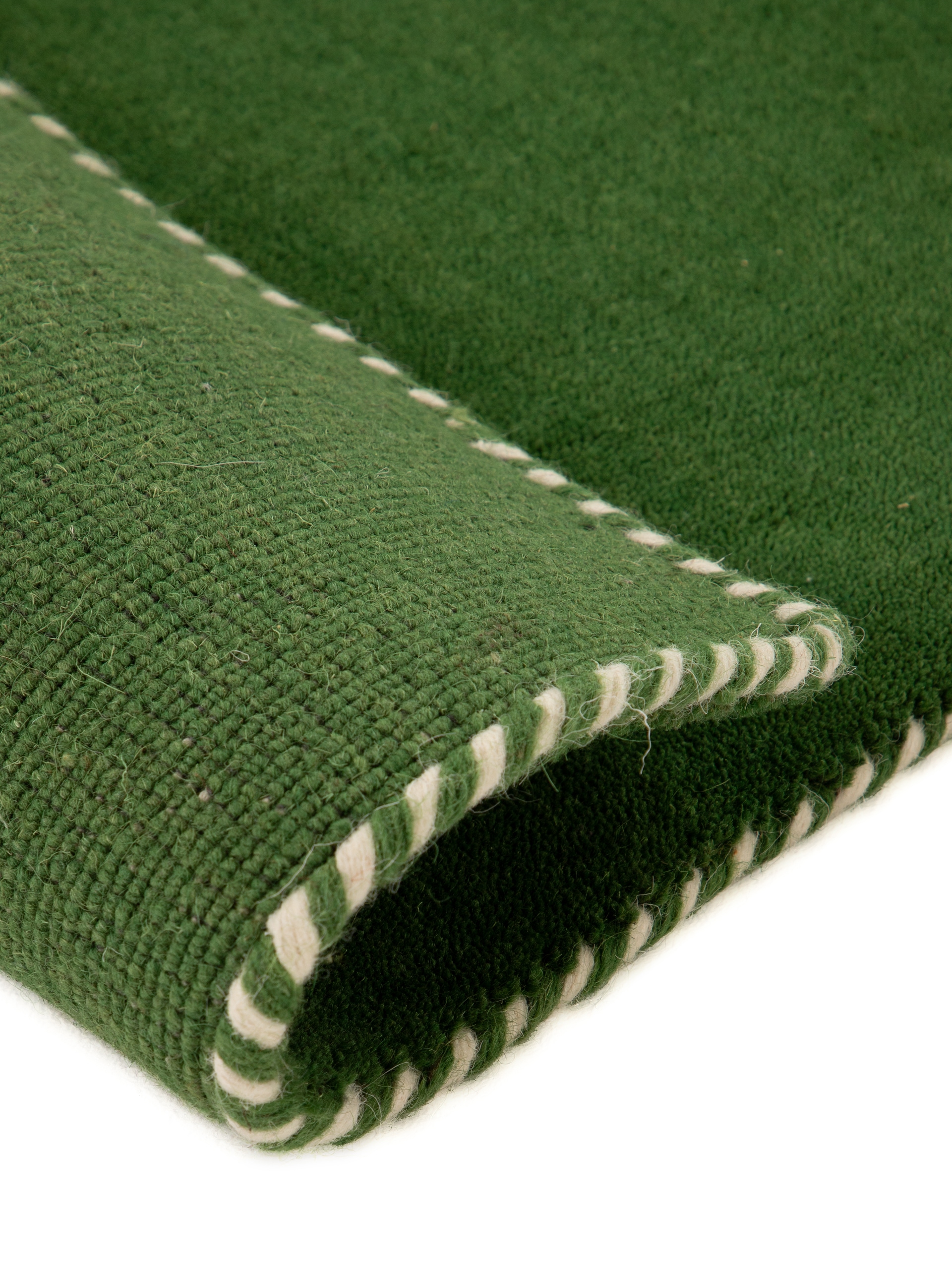 carpetfine Wollteppich »Gabbeh Lola Uni«, rechteckig, 14 mm Höhe, mit natürlichem Pflanzenmaterial von Hand gewebt, auch in Rund