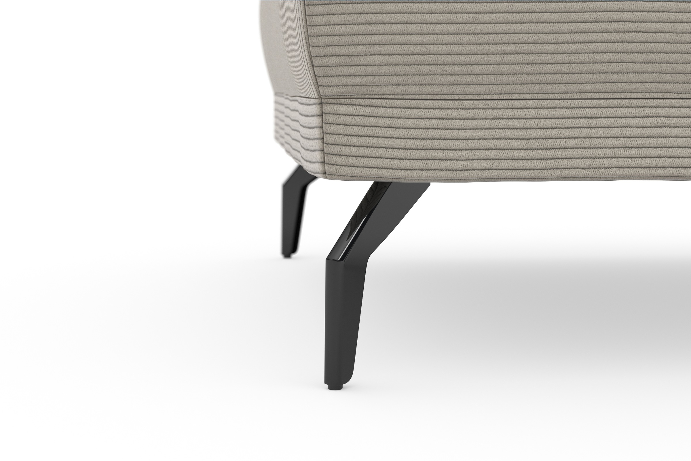 INOSIGN Hocker »Coco«, Cord-Bezug in 2 Ausführungen, Füßen 15 cm hoch