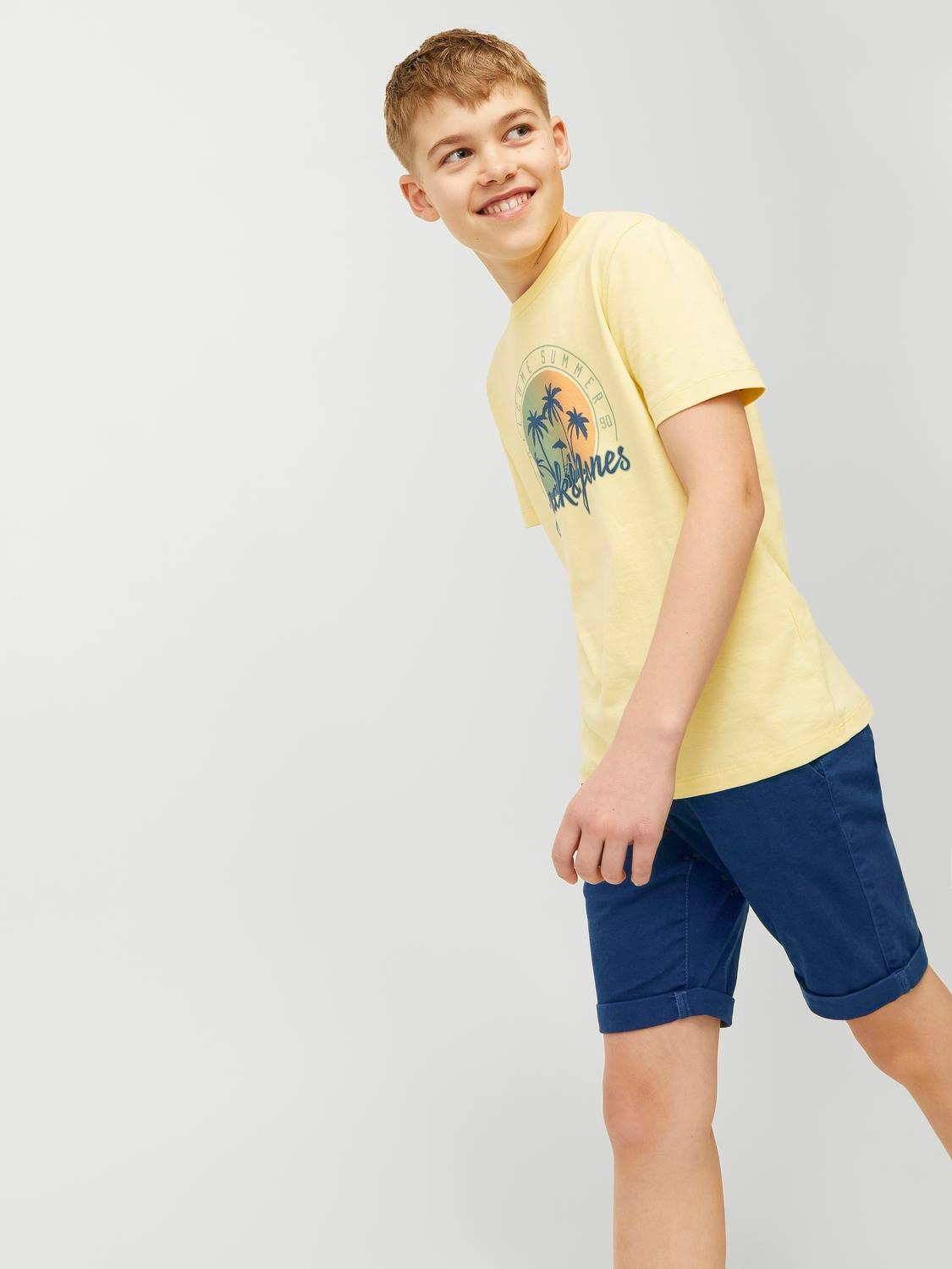 Jack & Jones Junior Chinoshorts »JPSTDAVID JJCHINO SHORTS AKM SN JNR«