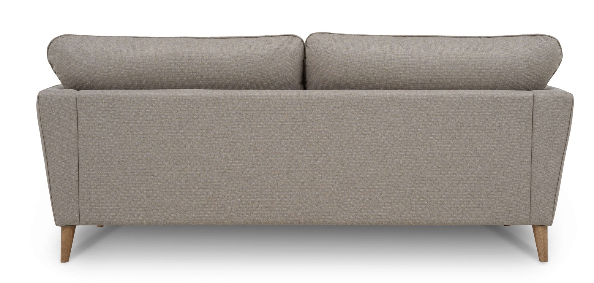 Home affaire 3-Sitzer »MARSEILLE 3er Sofa 206 cm, Cord, Flachgewebe, Struktur, Webstoff«, Massivholzbeine Eiche, Landhausstil, Wellenunterfederung