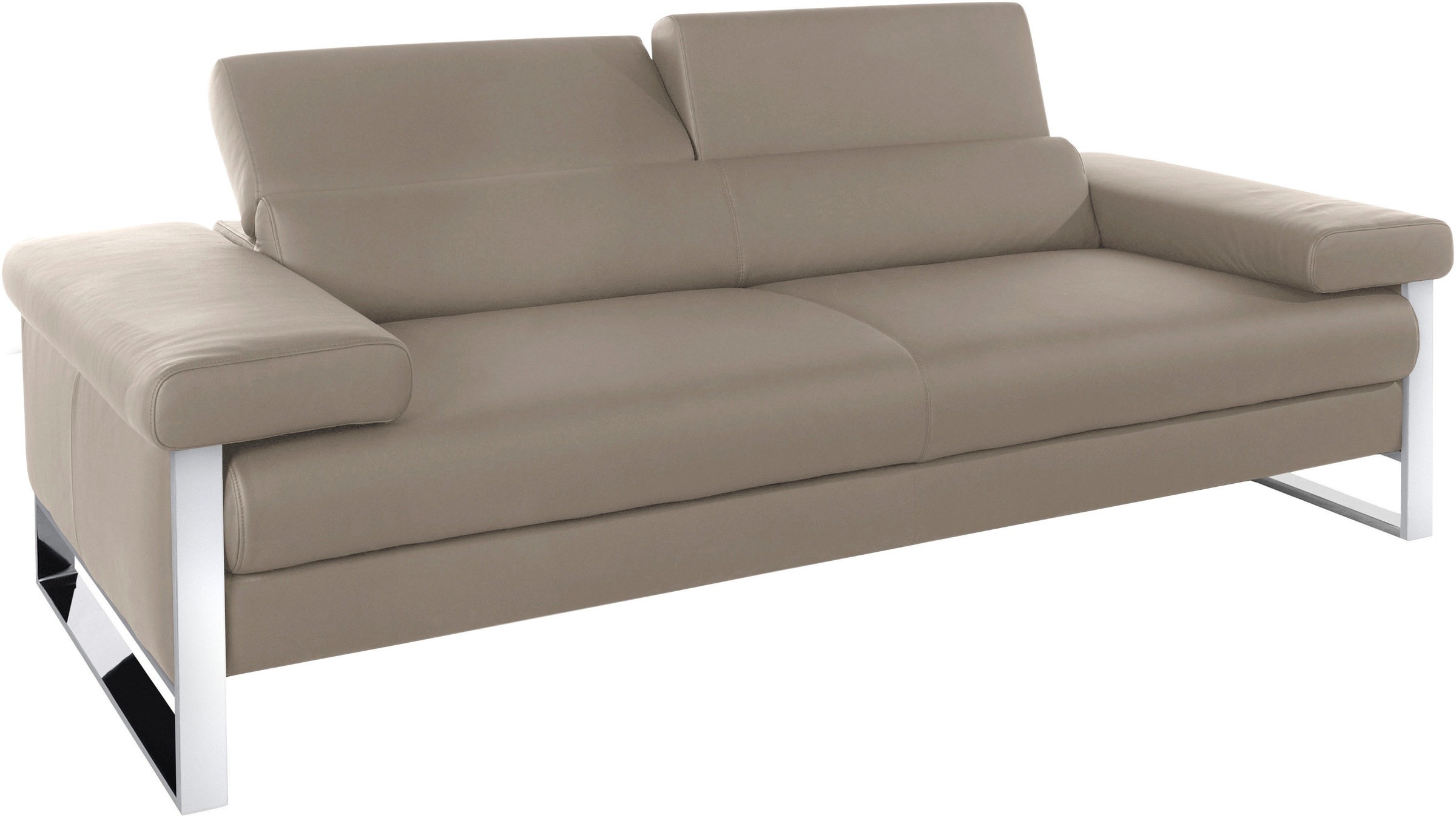 W.SCHILLIG 2-Sitzer »finn«, German Design Award 2016, Fußgestell Chrom glänzend, Breite 230 cm