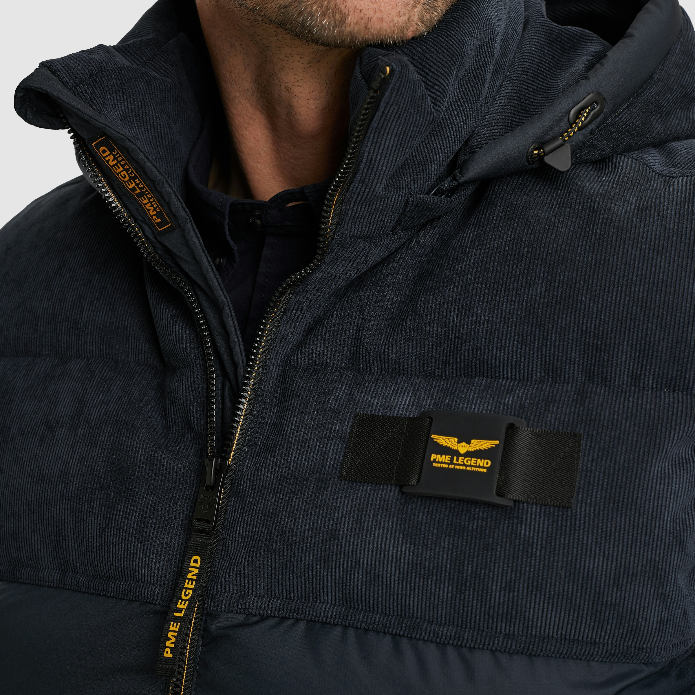 PME LEGEND Daunenweste, mit Logo Stickerei