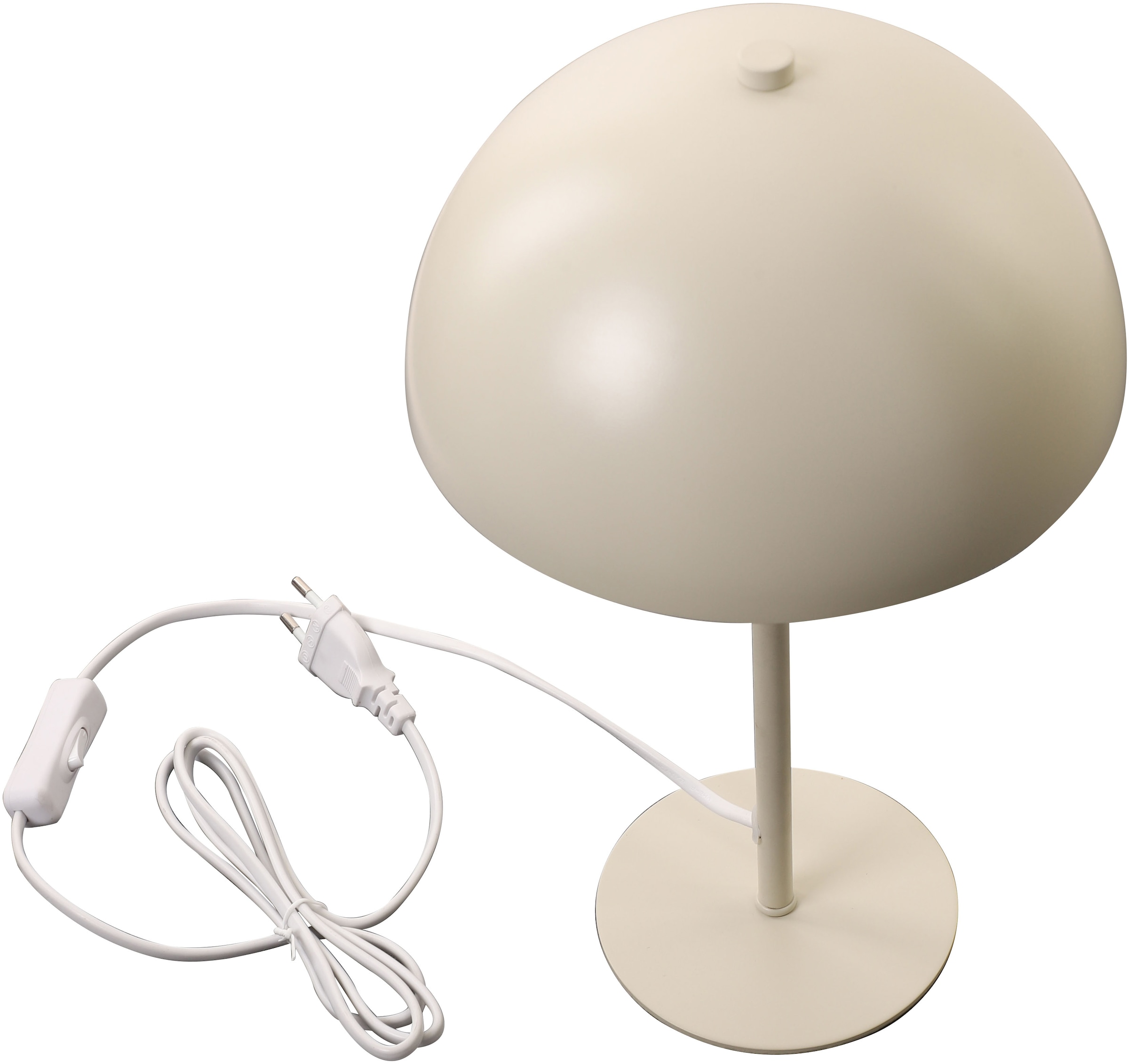andas Tischleuchte »Husballa - Pilzlampe«, 1 flammig, Leuchtmittel E14 | ohne Leuchtmittel, Pilzleuchte, Tischlampe, Metallsockel, Höhe 35 cm, Pilzdesign