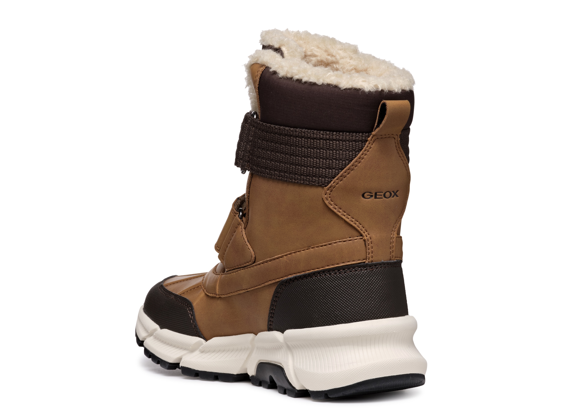 Geox Winterstiefel »J FLEXYPER PLUS BOY«  Snowboots, Klettstiefel mit Warmfutter, Größenschablone zum Download