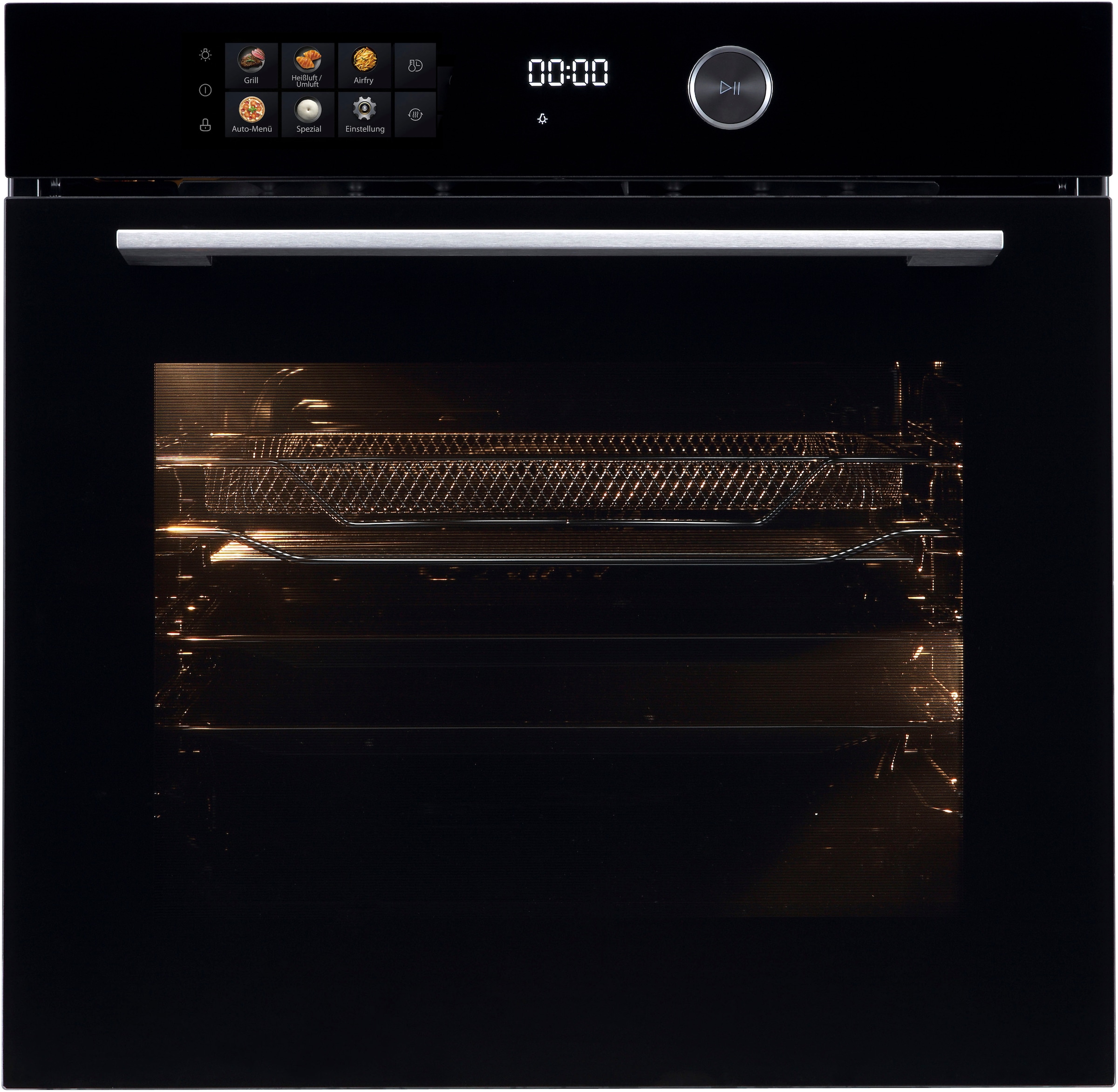 Hanseatic Einbaubackofen »HBO7214FA2«, mit 2-fach-Teleskopauszug, Aqua-Rein günstig online kaufen
