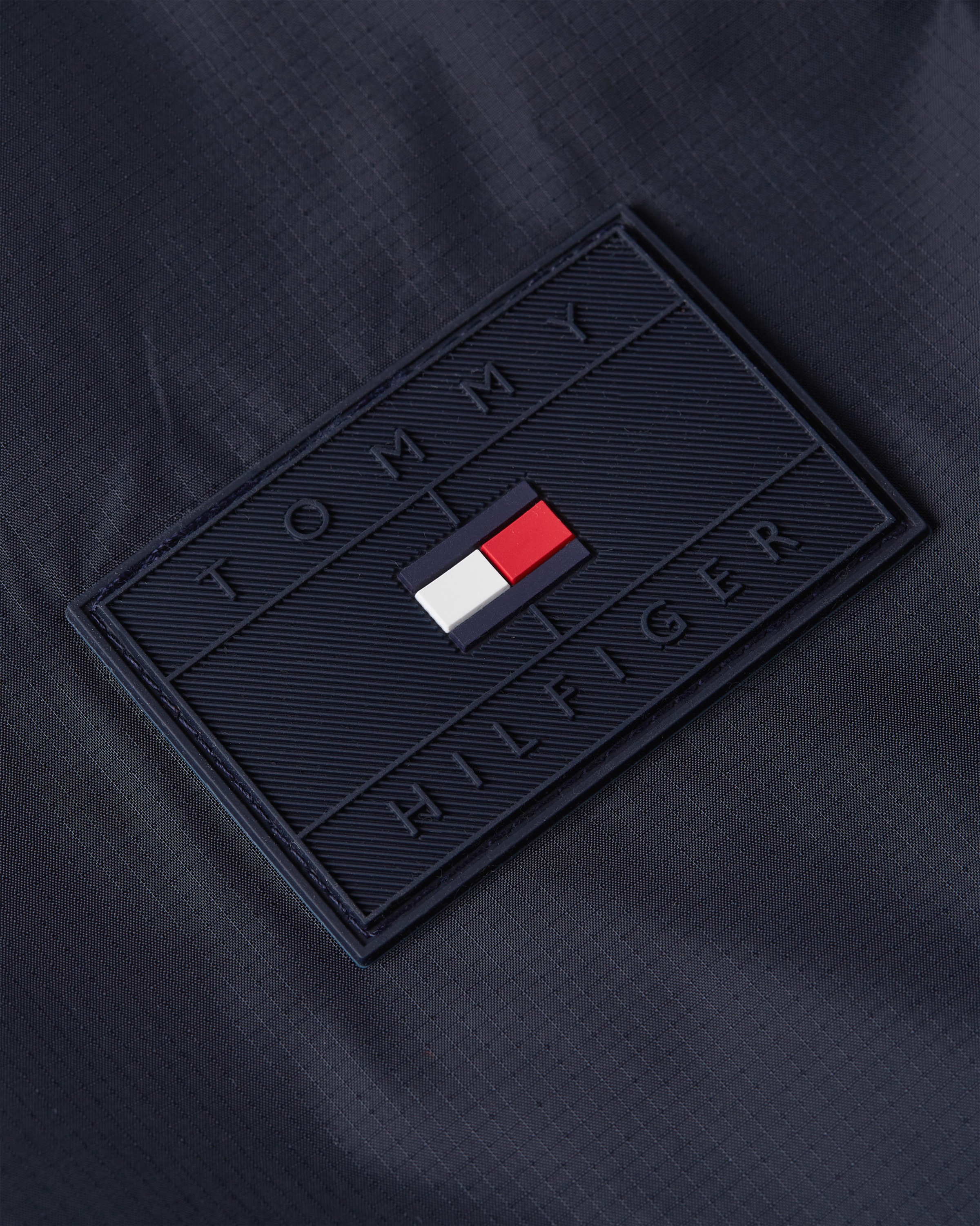 Tommy Hilfiger Blouson »RWB HOODED JACKET«, mit Kapuze, elastische Bündchen, wasserabweisend