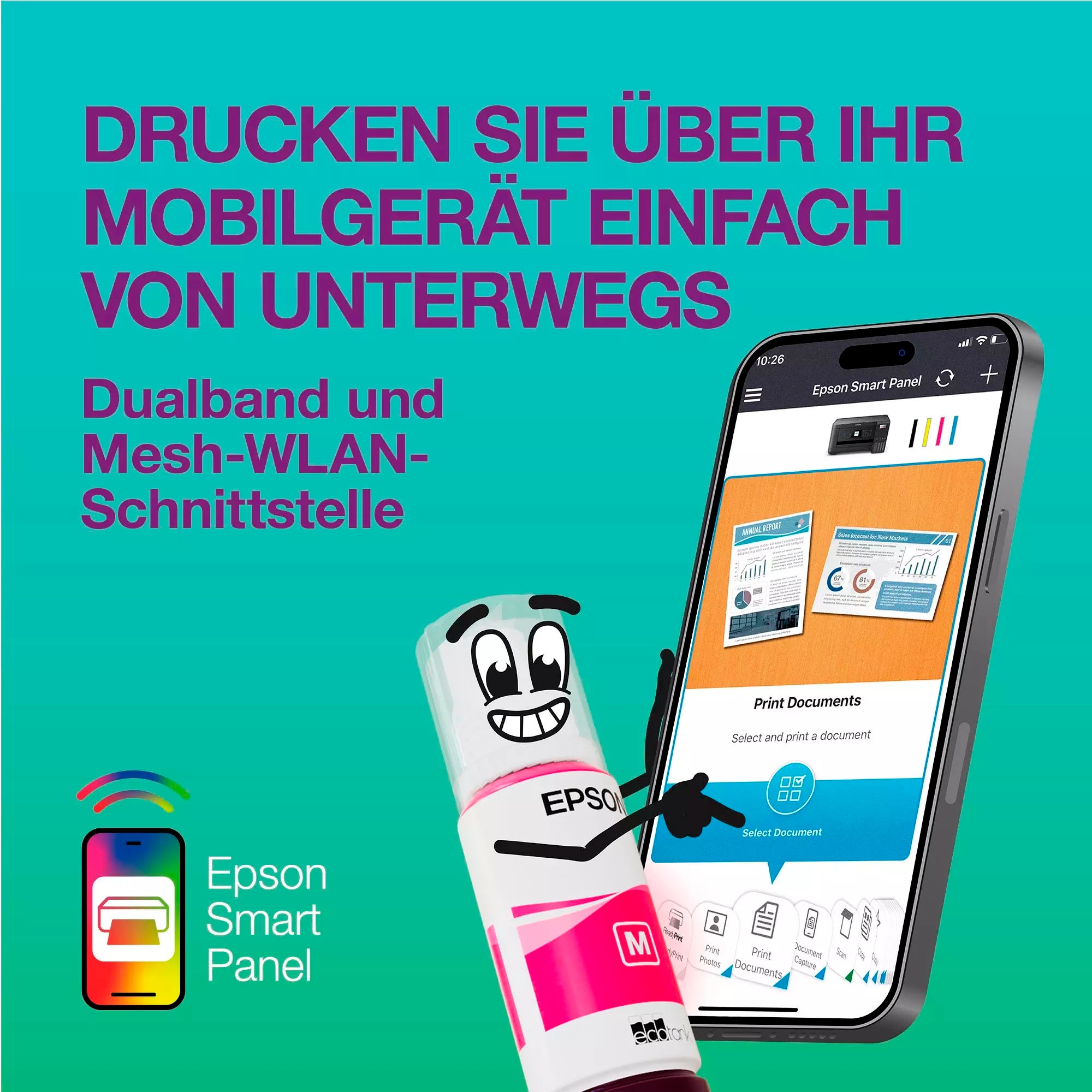 Epson Multifunktionsdrucker »EcoTank ET-3950«