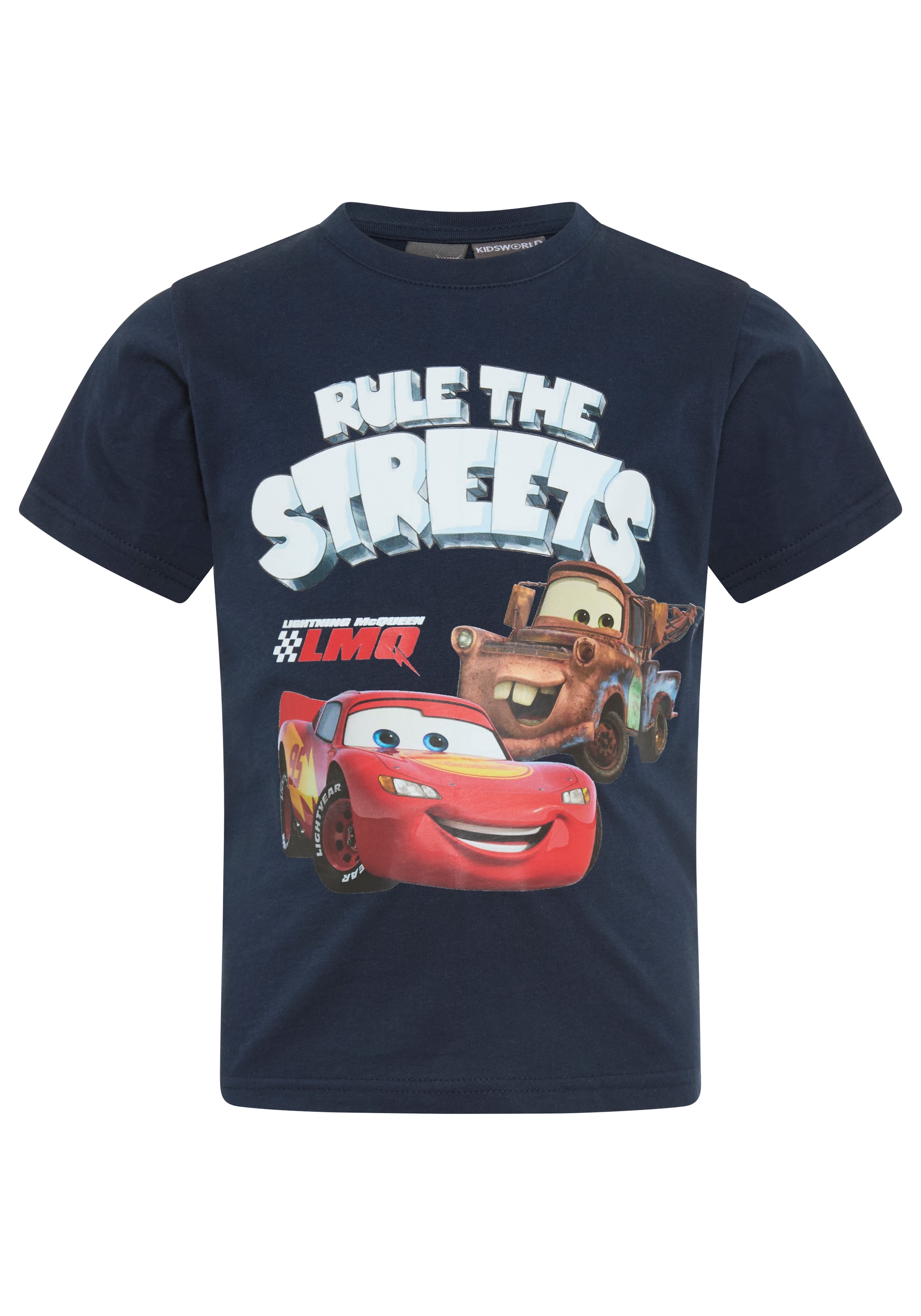 KIDSWORLD T-Shirt »CARS LIGHTNING MCQUEEN - Disney Shirt« Kurzarm, Rundhalsausschnitt, in Basic Passform, aus Baumwolle