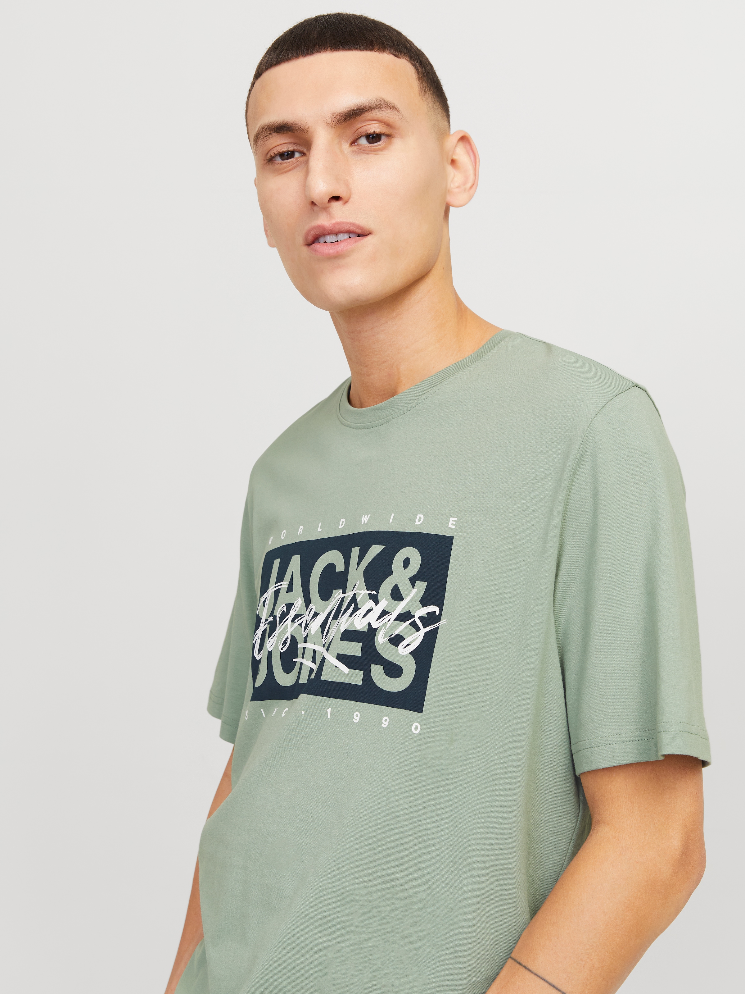 Jack & Jones Print-Shirt »JJCOLTON TEE SS CREW NECK«
