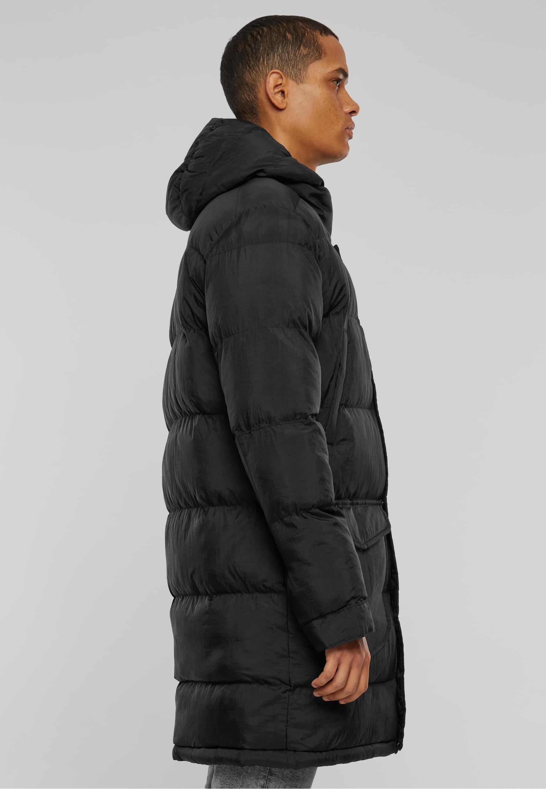 2Y Studios Winterjacke »2Y Studios Herren 2Y Long Puffer Jacket« 1 Stk. tlg. mit Kapuze