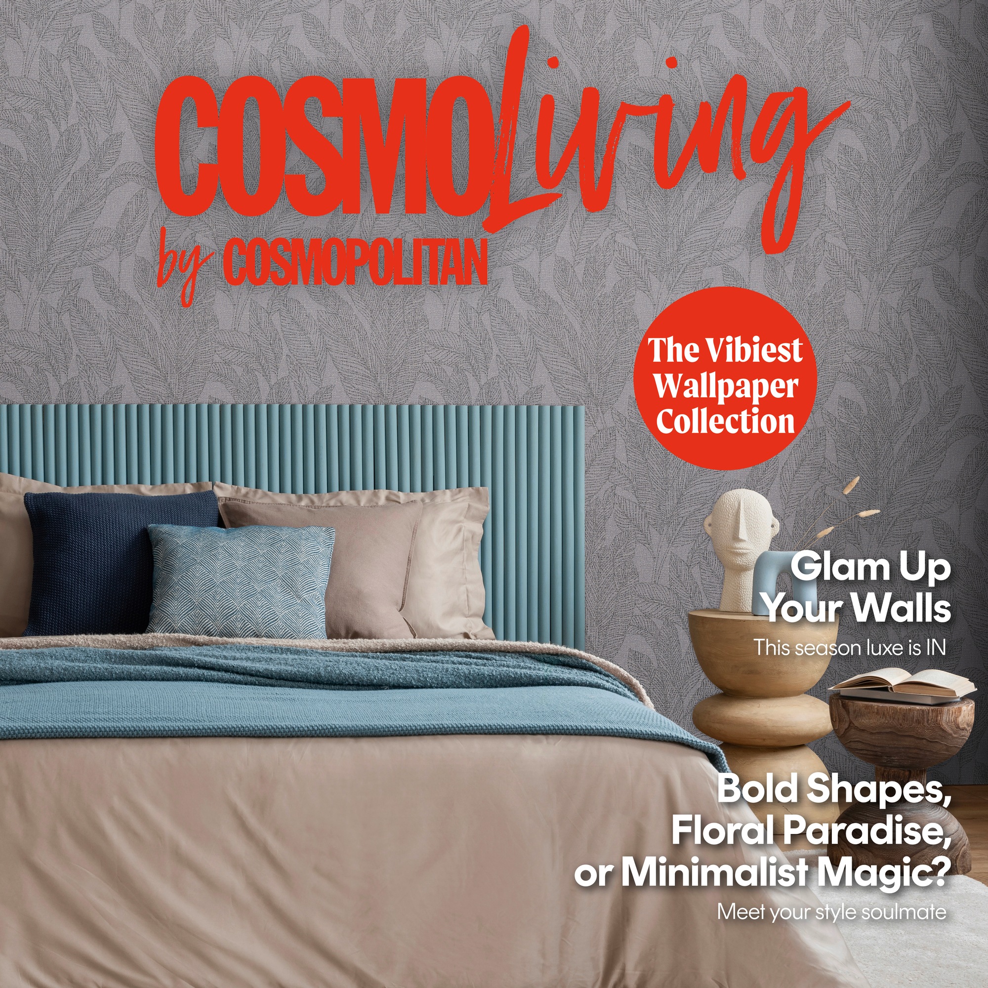 CosmoLiving by Cosmopolitan Vliestapete »Golden Fern – Edle Vliestapete« matt strukturiert Feine Blattstruktur mit edlem Glanz