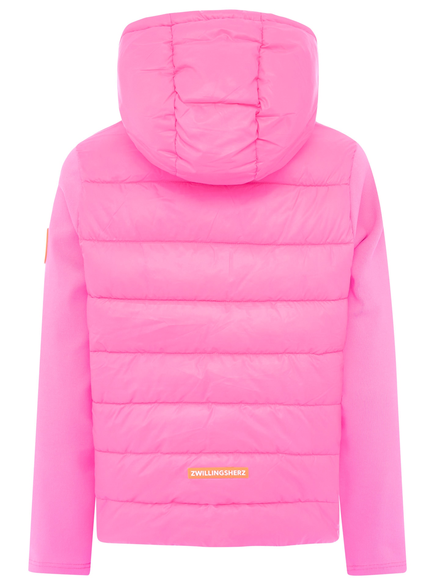 Zwillingsherz Steppjacke »„Good Vibes“« gesteppte Partien vorne und hinten, seitliche Einsätze elastisch