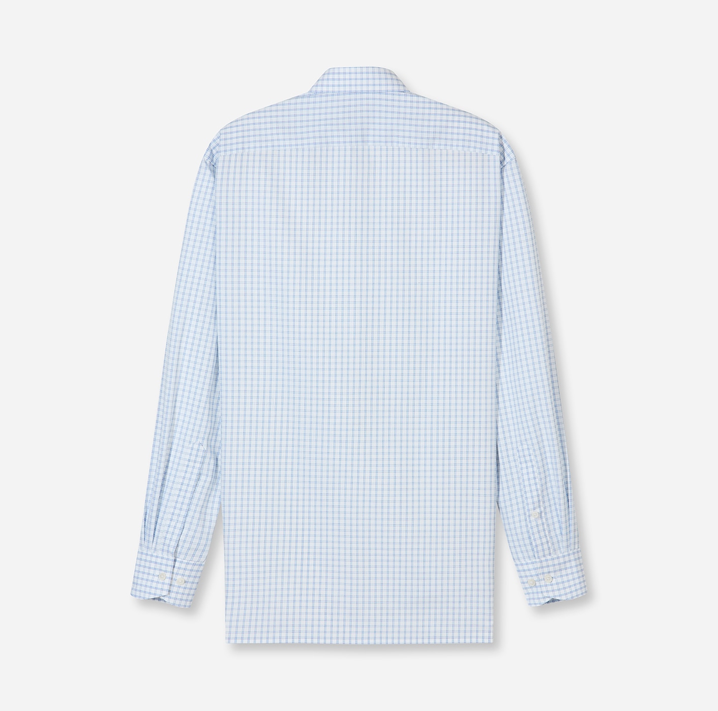 OLYMP Langarmhemd Businesshemd, kariert, Button-down-Kragen, comfort fit, formbeständig