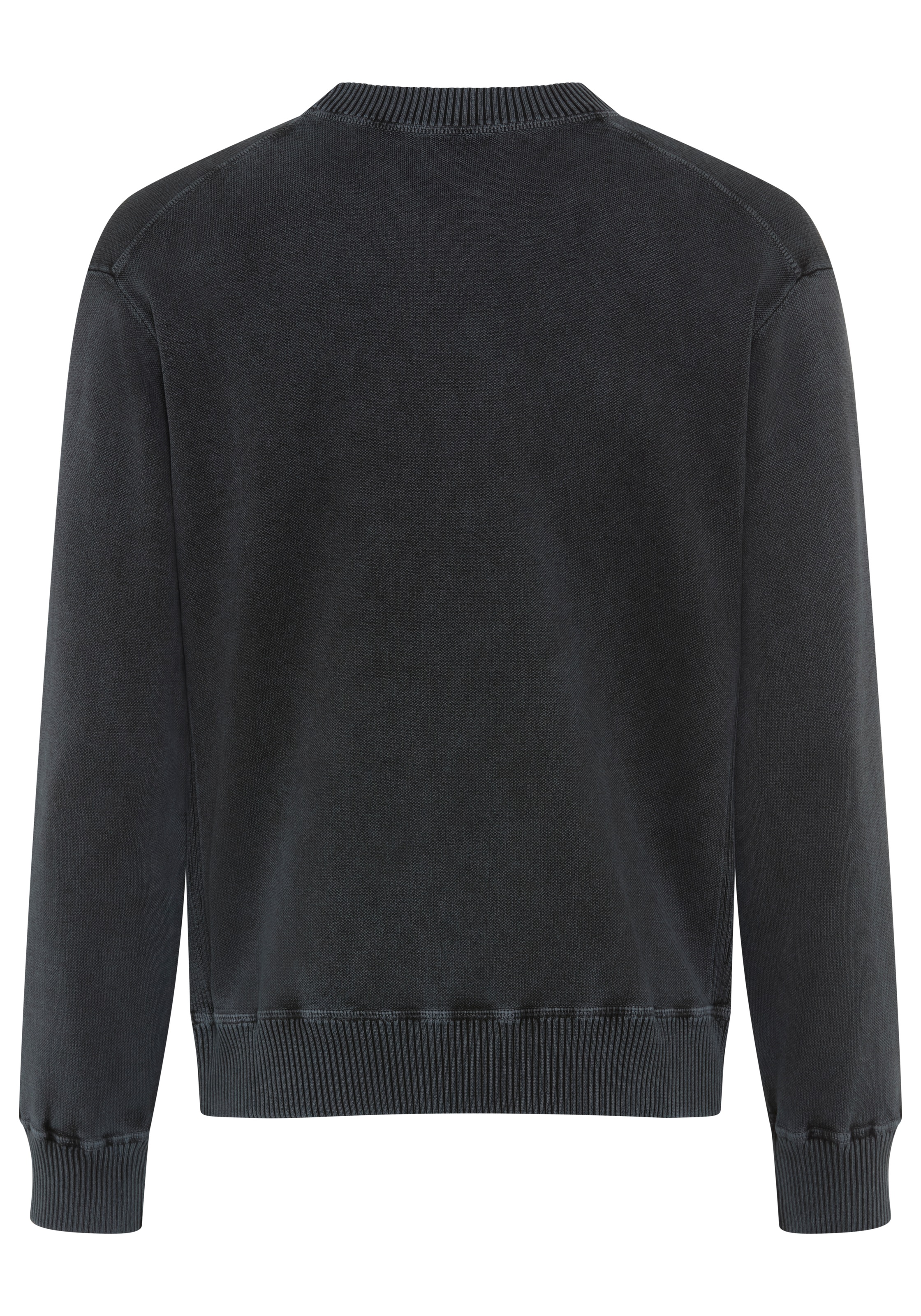BOSS ORANGE Strickpullover »Akapulko« Relaxed Fit, reine Baumwolle, moderner Used-Effekt