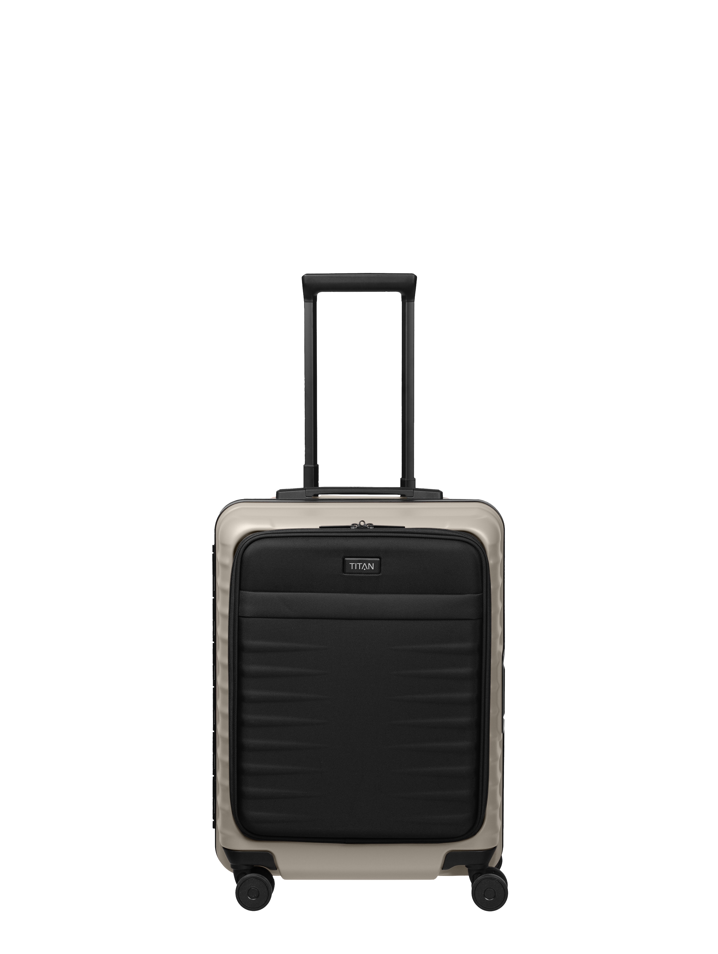 TITAN - Made in Germany Handgepäckkoffer »OVERSEAS S23 Business Handgepäcktrolley« 42 l 4 Rollen 17"-Laptopfach, flexible Vortasche und TSA-Schlösser