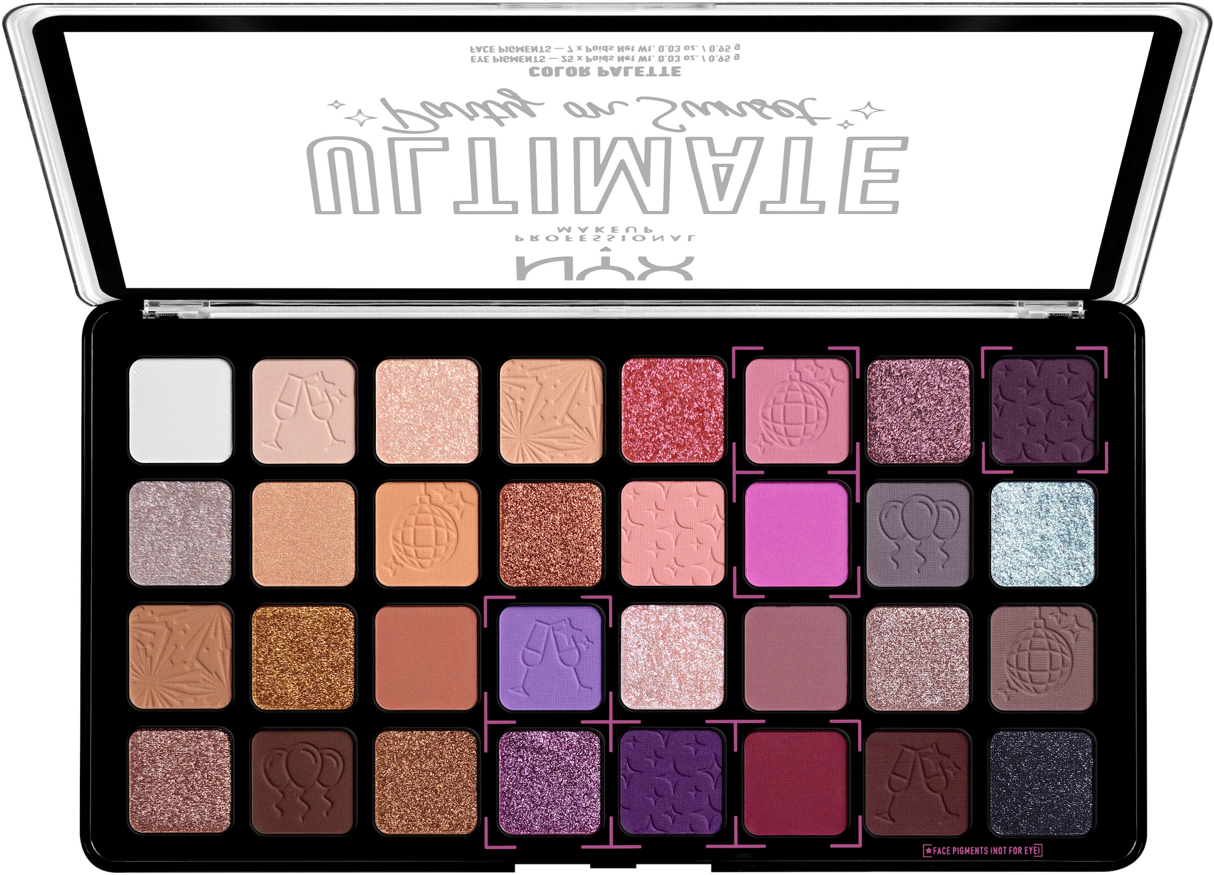 Lidschatten-Palette »NYX Professional Makeup Ultimate Shadow Palette 32-Pan«, mit...