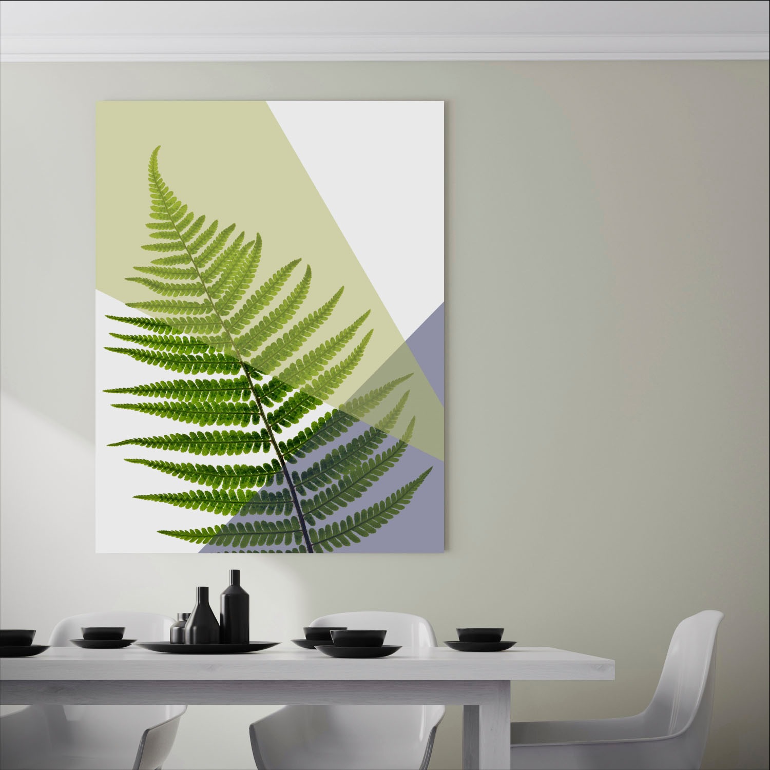 queence Acrylglasbild »Blätter« Blätter   Blätterbilder   Kunst   Pflanzen günstig online kaufen
