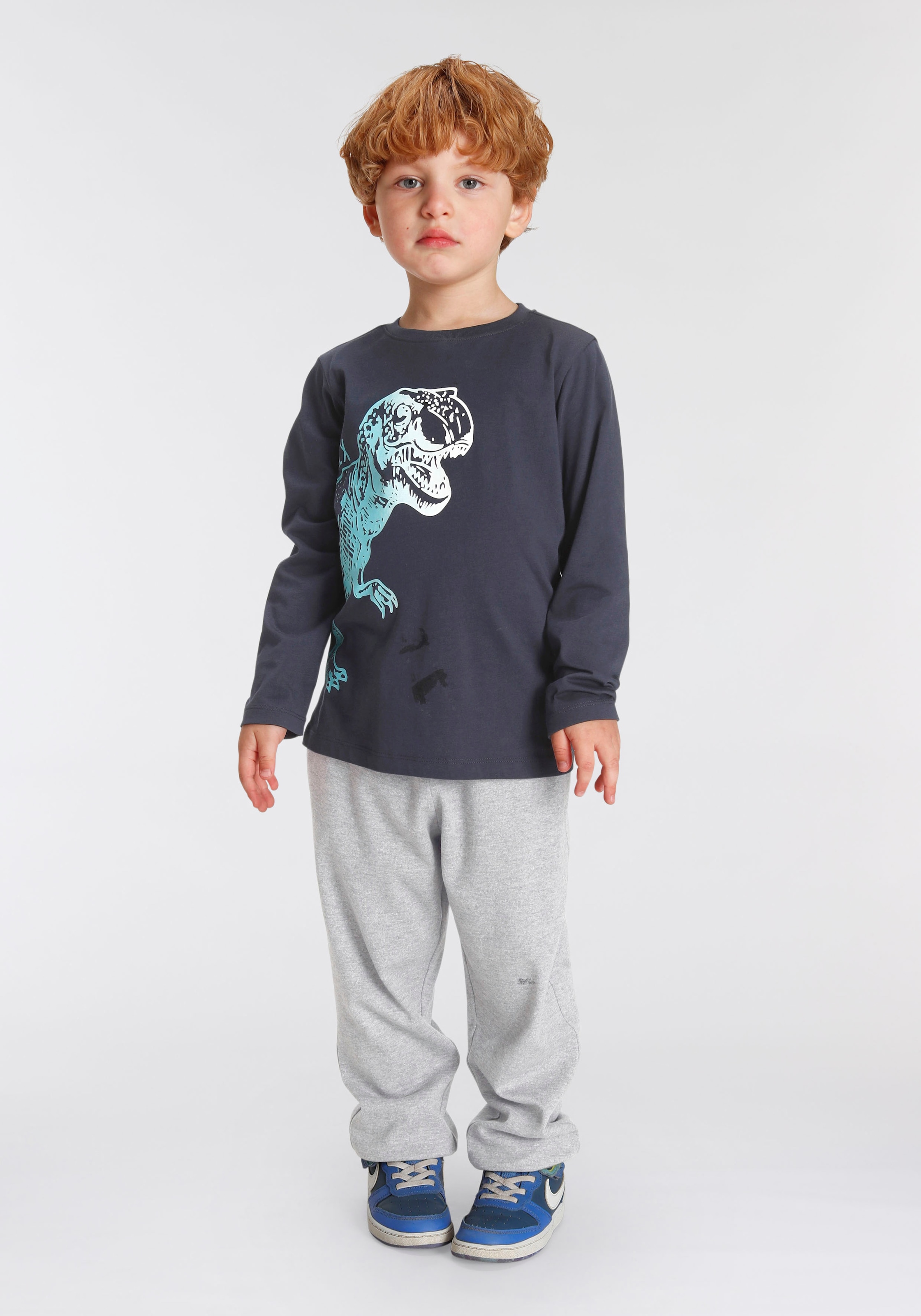 KIDSWORLD Shirt & Hose »Dino«, tlg.), & online Shirt Set kaufen 2 Jogginghose im (Spar-Set
