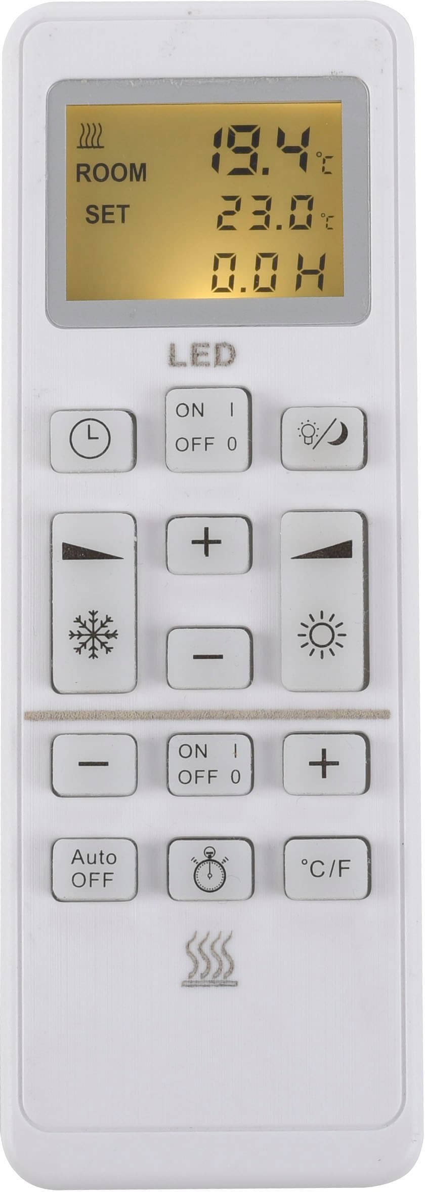 JUST LIGHT Deckenleuchte »BEROA«, 1 flammig, Leuchtmittel LED-Board | LED fest integriert, Deckenpanel mit IR-Heizung 450W, Funk Fernbed., Funkthermostat