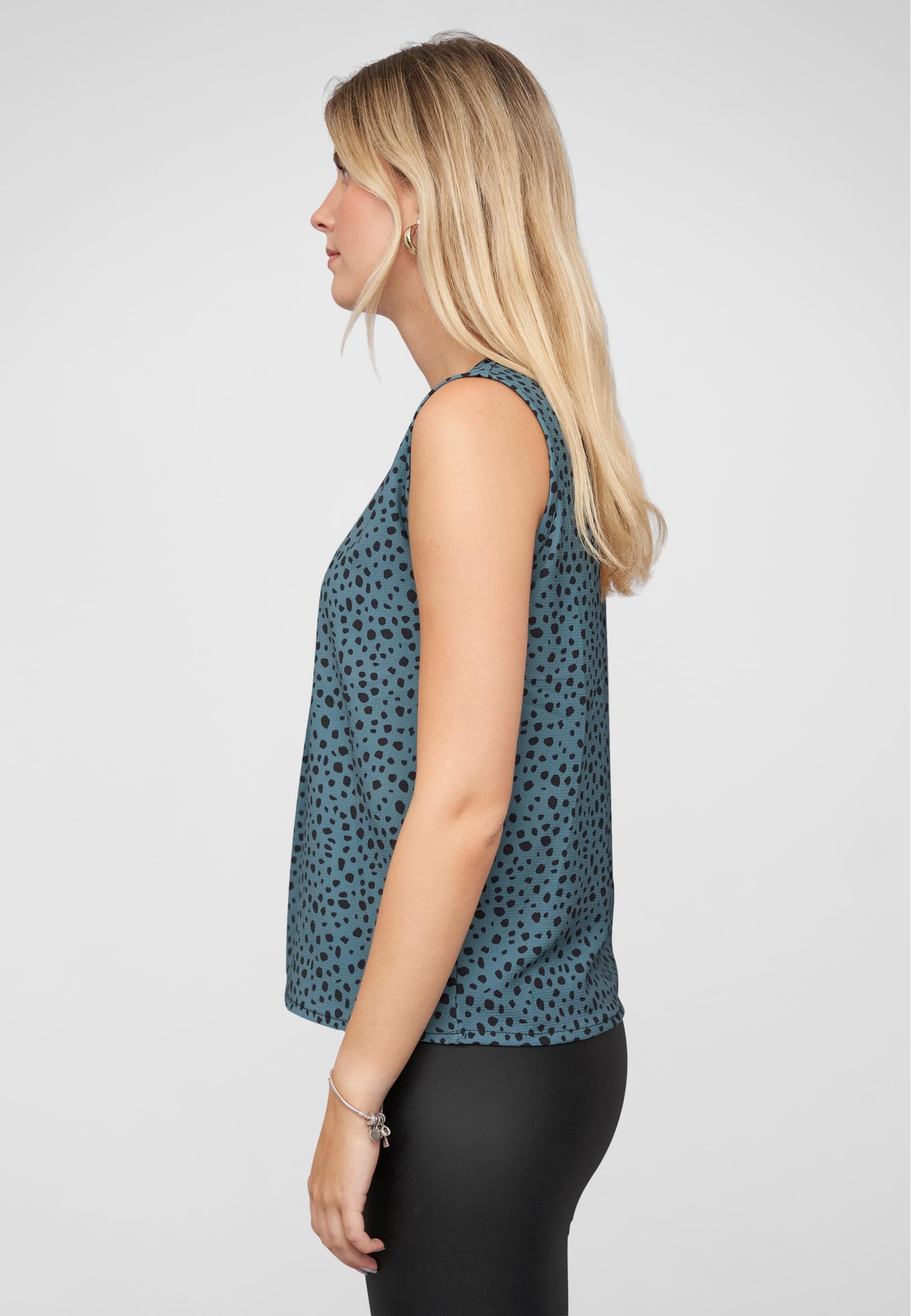 CLOUD 5IVE Muskelshirt »CLOUD 5IVE V-Neck Top with aop animal print« 1 Stk. tlg.