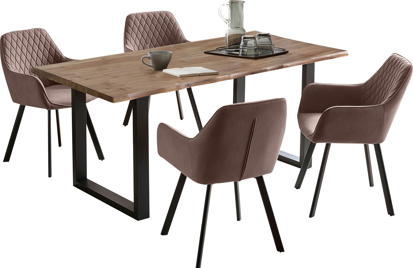 SalesFever Essgruppe, (Set, 5 tlg.), Tischplatte behandelt mit OSMO Hartwac günstig online kaufen