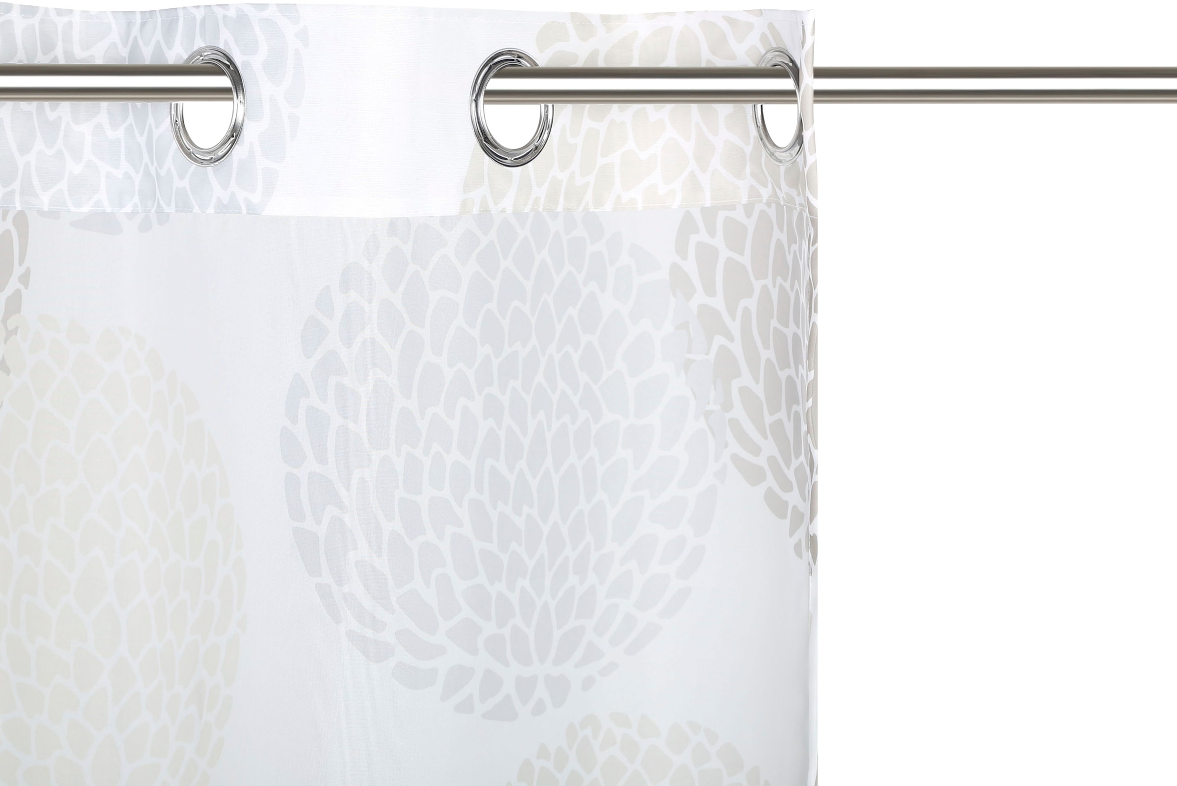 my home Gardine »BELEM«, (1 St.), 1 Schal, Polyester, Kreise