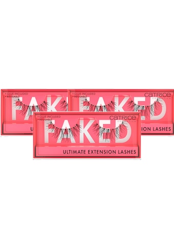 Bandwimpern »Faked Ultimate Extension Lashes«, (Set, 3 tlg.)