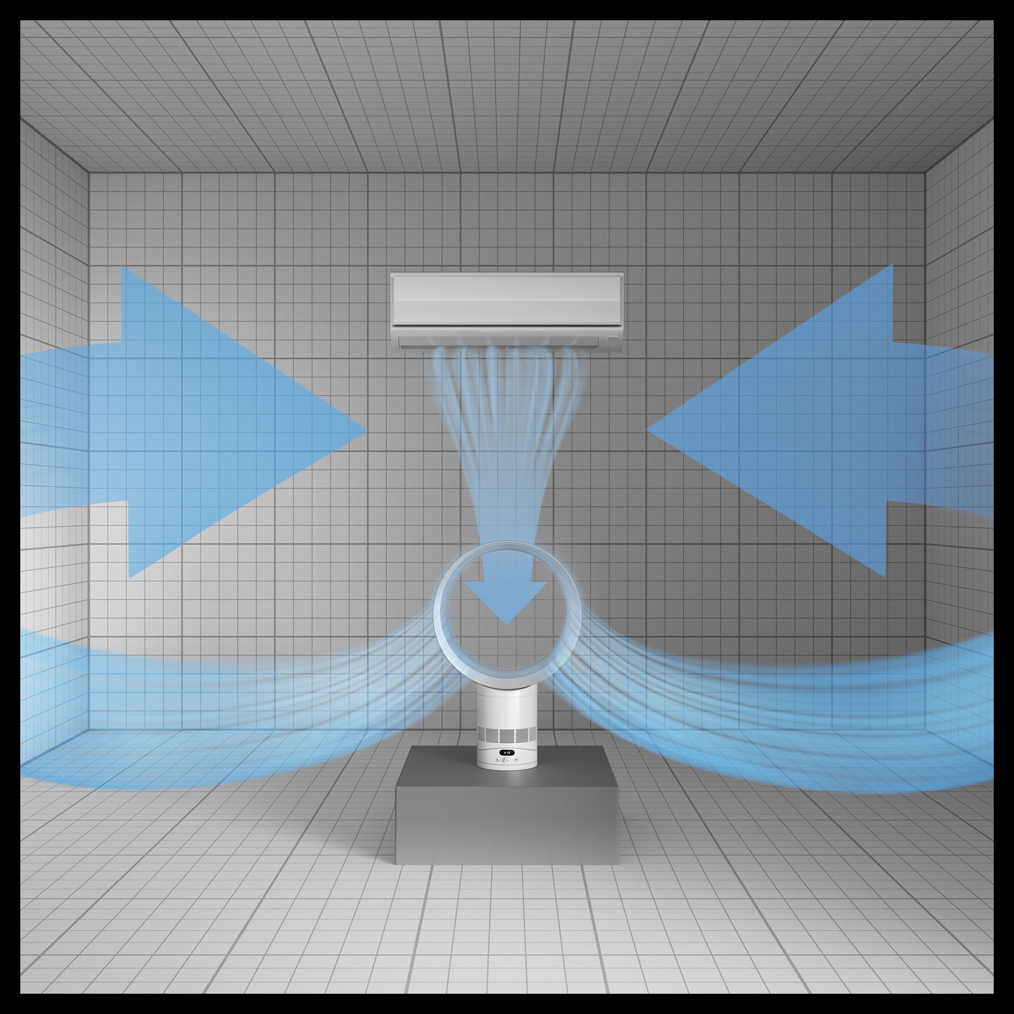 DYSON Tischventilator »Cool CF1, kraftvoll, leise, energiesparend« mit Sleep-Timer und magnetischer Fernbedienung