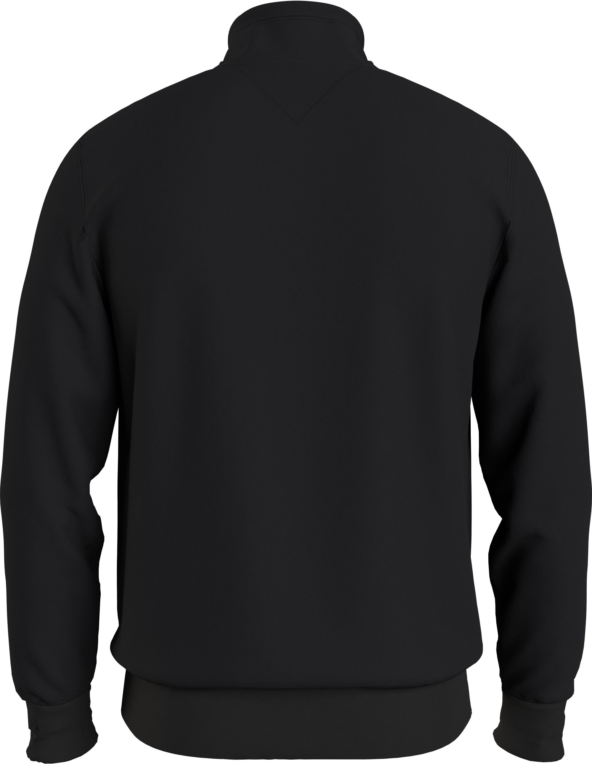 Tommy Hilfiger Sweater »TOMMY LOGO ZIP THRU STAND COLLAR«, mit  Reißverschluss und geteilter Kängurutasche kaufen
