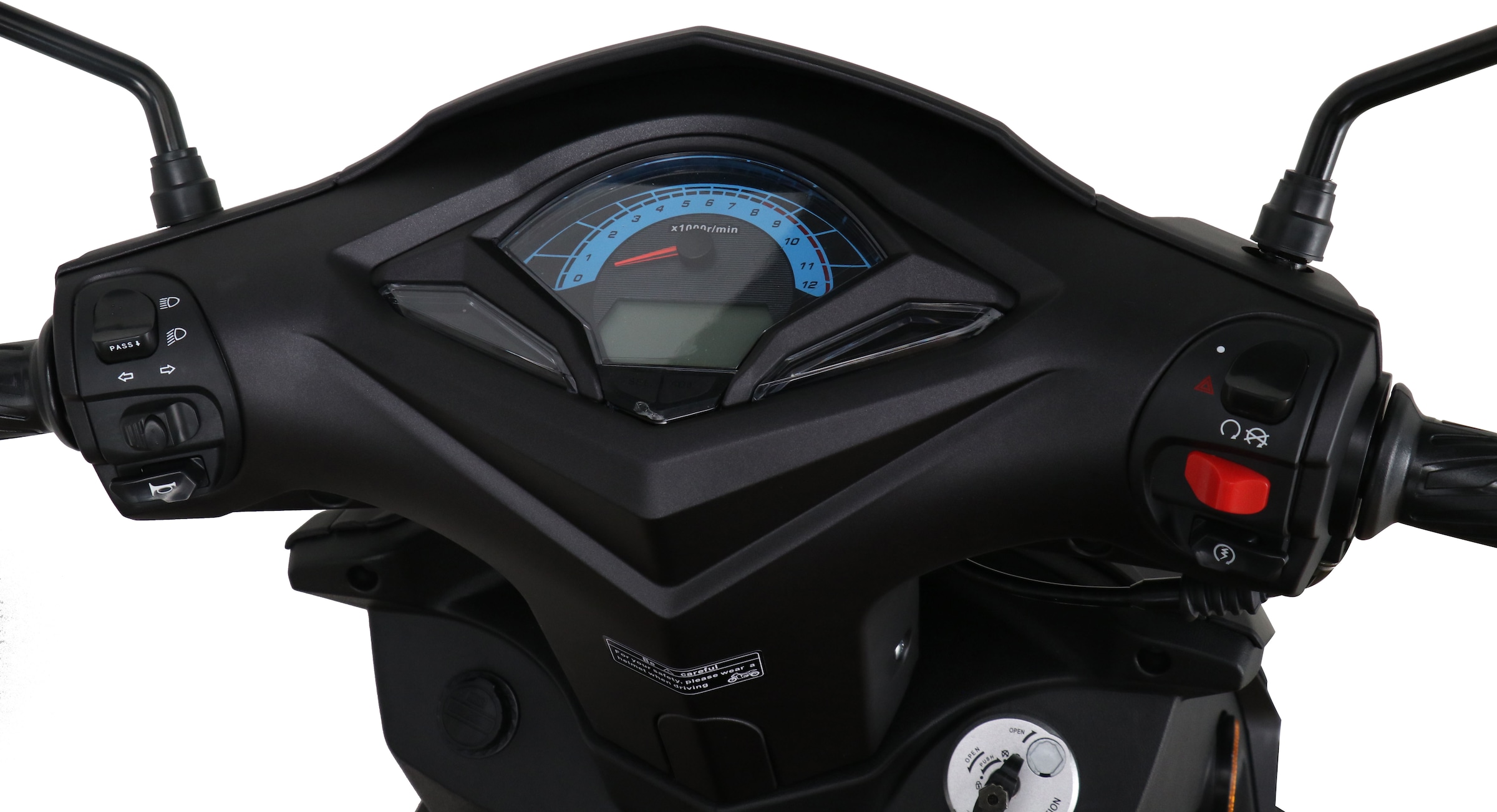 GT UNION Motorroller »Striker 45«, 49,5 cm³, 45 km/h, Euro 5, 3 PS, Luftgekühlter Motor