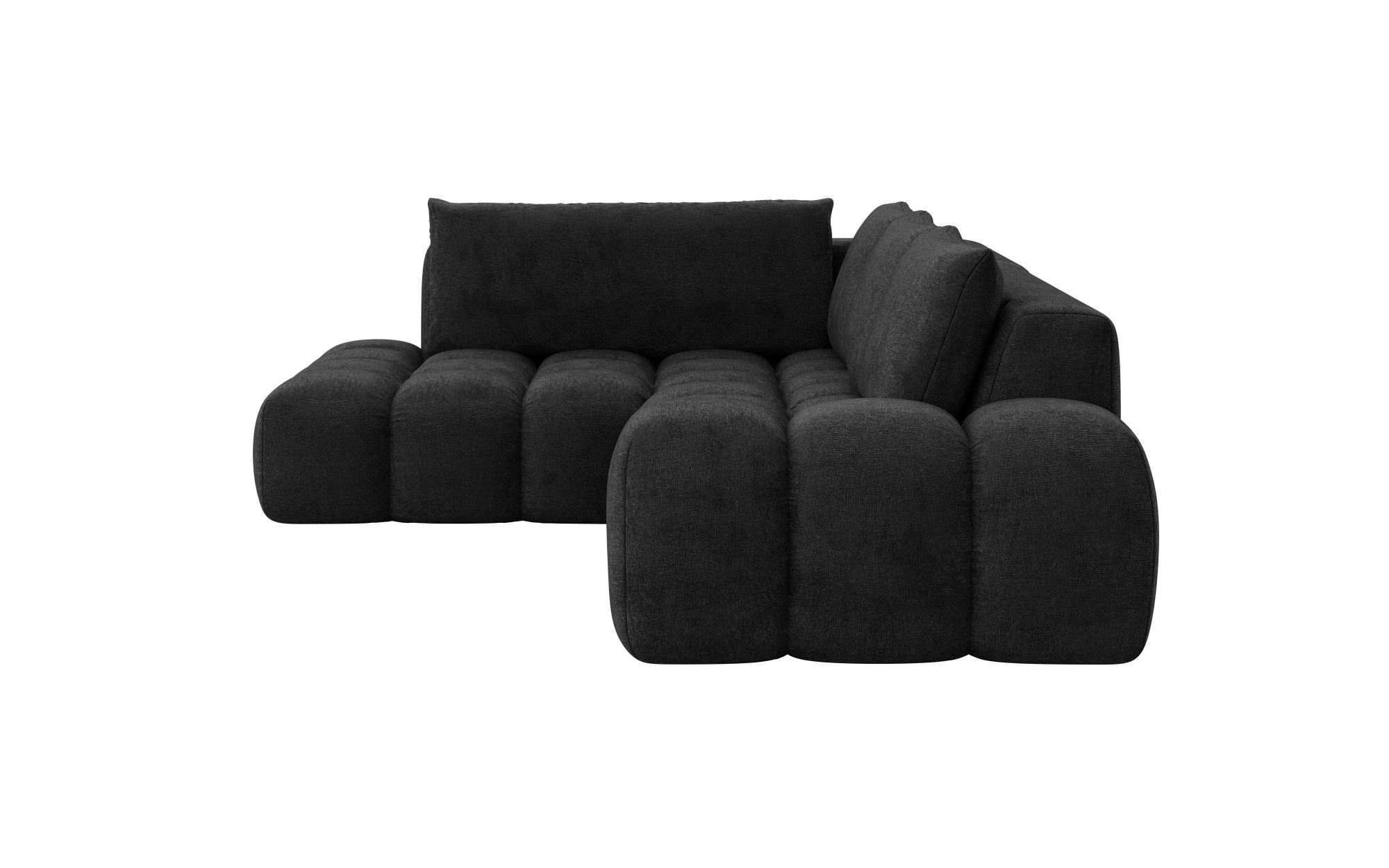 INOSIGN Ecksofa »AZITA klein, L-Form, elegant und bequem Designsofa«, lose Rückenkissen, traumhafte Steppung, Maße B/T/H: 296/176,5/89 cm