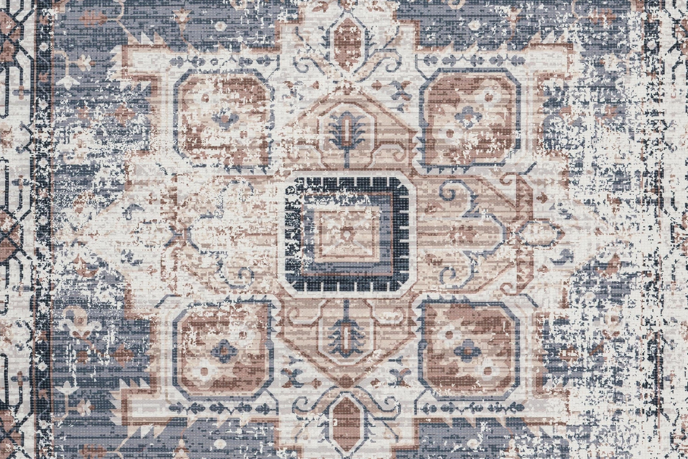 calo-deluxe Teppich »Emin 500«, rechteckig, 10 mm Höhe, reine Baumwolle, Wohnzimmer