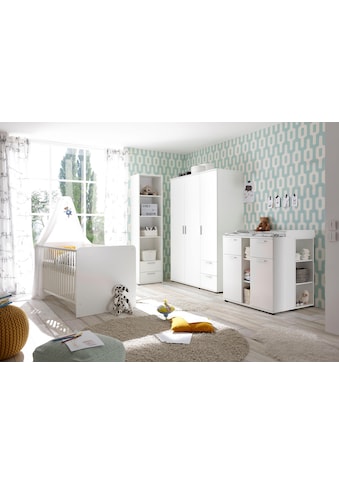 Begabino Babyzimmer-Komplettset »Bibo«, (Set, 3 St.), Bett + Wickelkommode + 3-trg.... kaufen