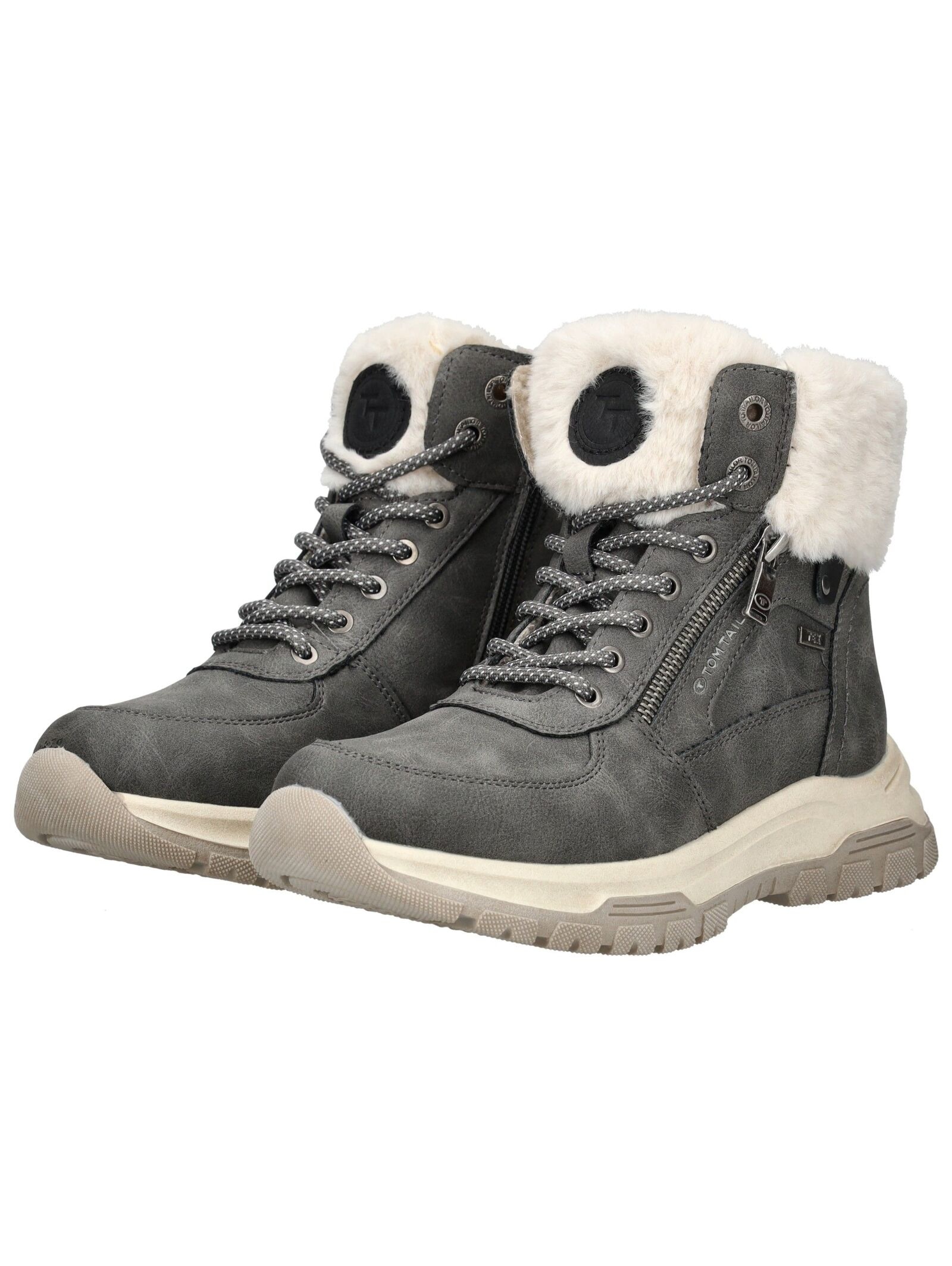 TOM TAILOR Schnürstiefelette »Tom Tailor Stiefelette Lederimitat/Textil«