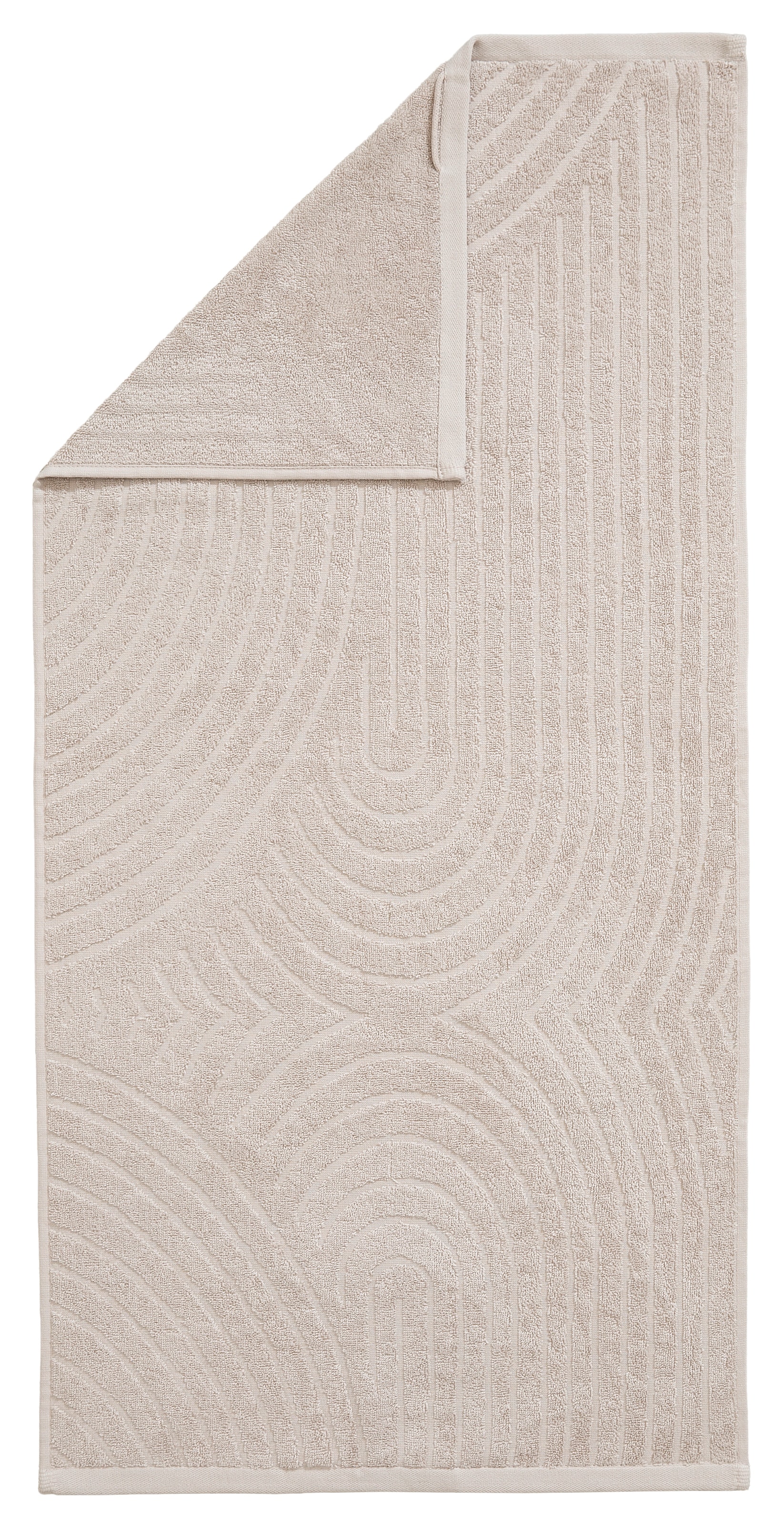 my home Handtuch Set »Handtuchset Ognon, Duschtücher, Handtücher, Gästetücher, Zen« Set 8 Frottier Handtücher mit Muster, Scandi, einfarbiges Handtuch-Set 100% Baumwolle