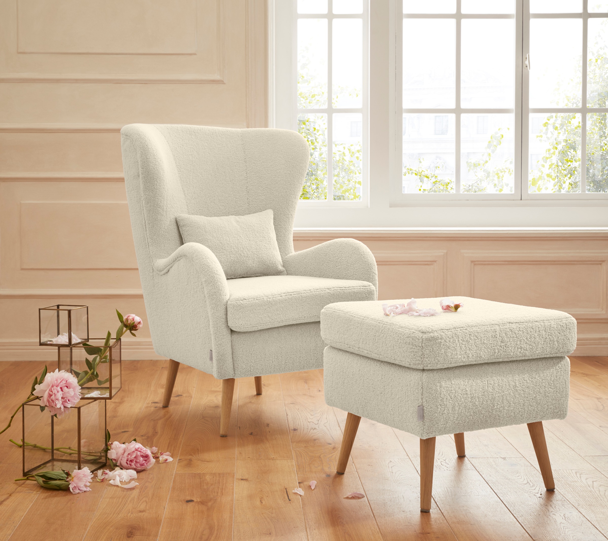 Guido Maria Kretschmer Home&Living Sessel »Salla auch in Fellimitat und Fei günstig online kaufen
