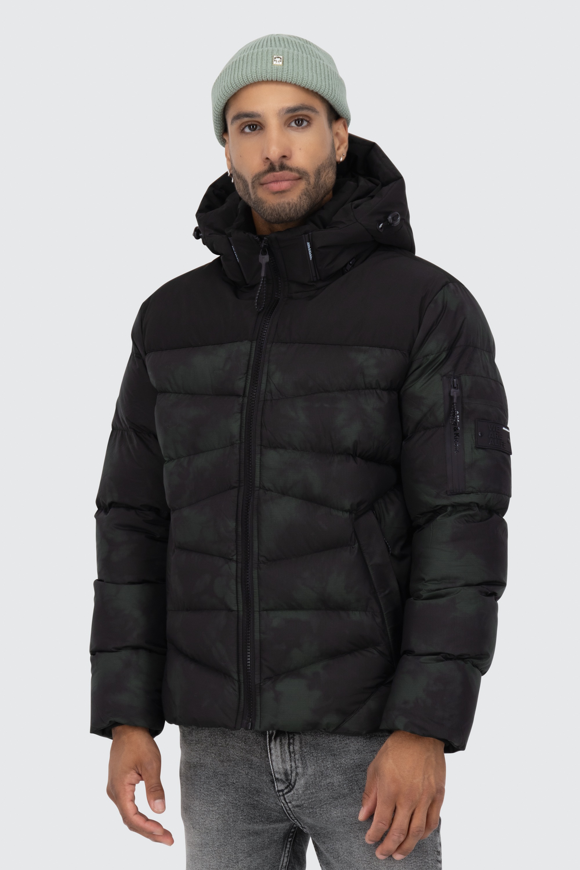 Alife & Kickin Winterjacke »Herren HenryAK B«, mit Kapuze, Warm kurze Jacke, gefüttert mit abnehmbarer Kapuze