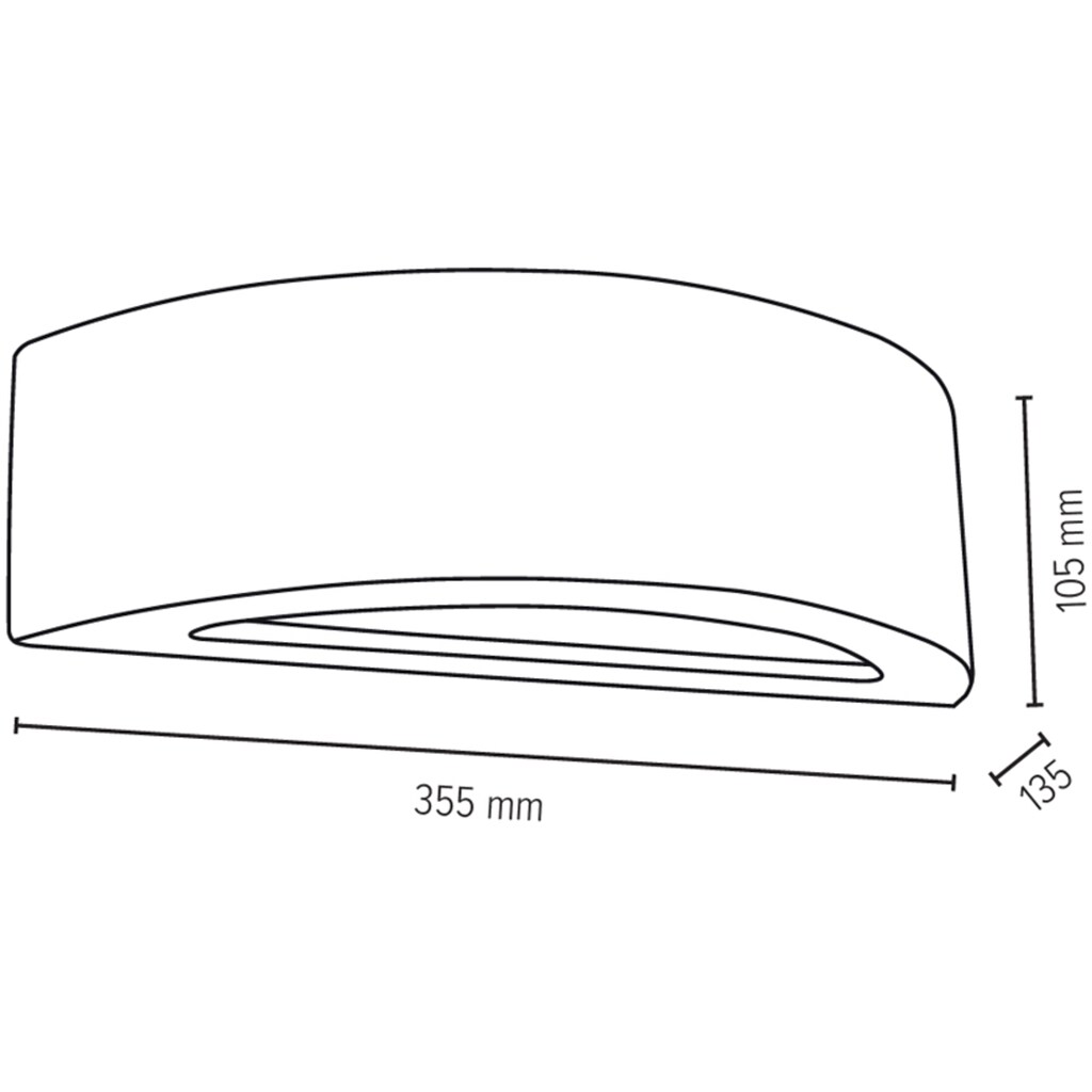 SPOT Light Wandleuchte »BLOCK«, 1 flammig-flammig