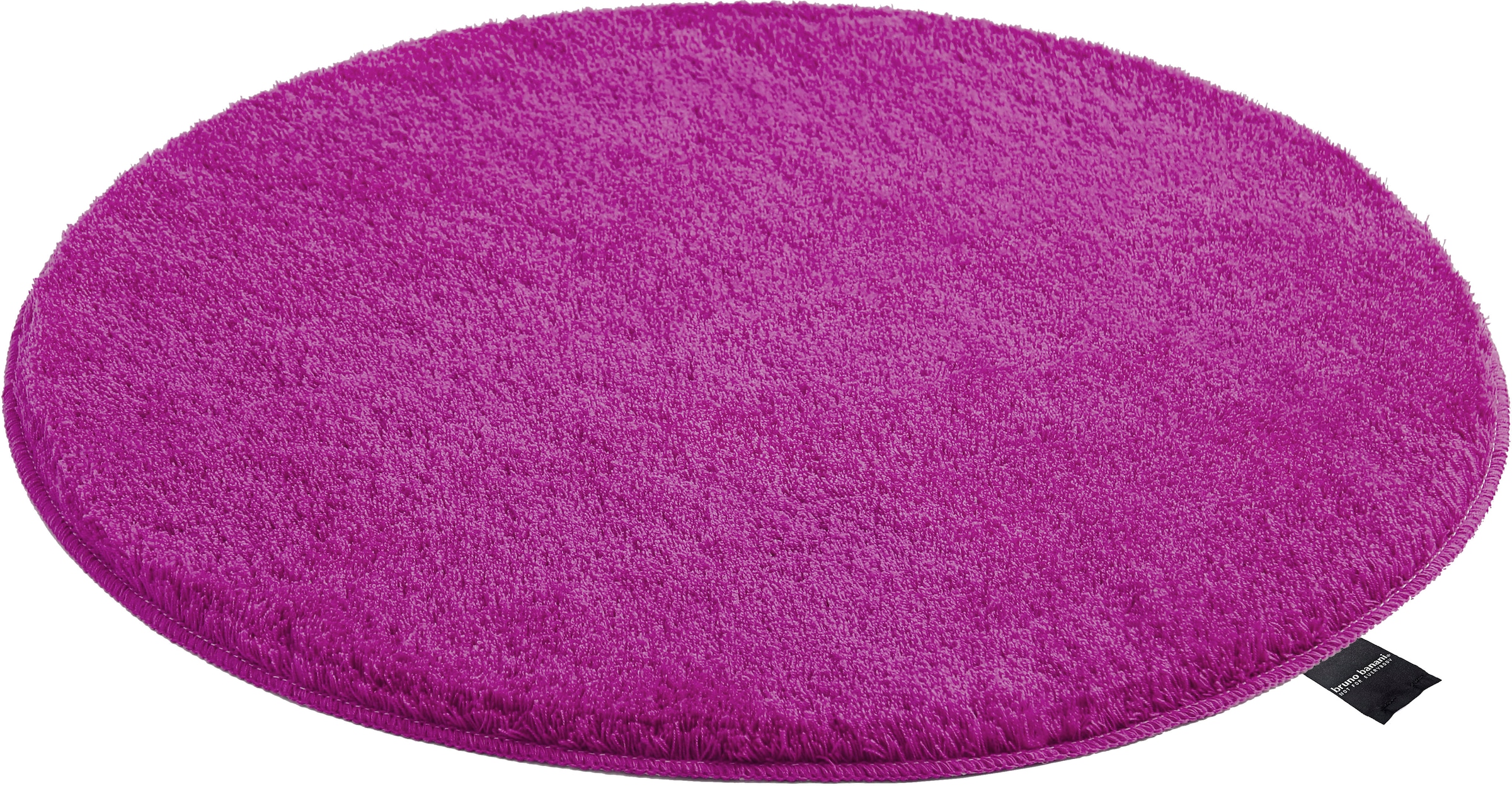 Bruno Banani Badematte »Lana, Badvorleger, Badezimmer Teppich«, rutschhemmend beschichtet, fußbodenheizungsgeeignet-schnell trocknend-strapazierfähig, Badteppich, Badematten, unifarben, auch als 3 teiliges Set & rund