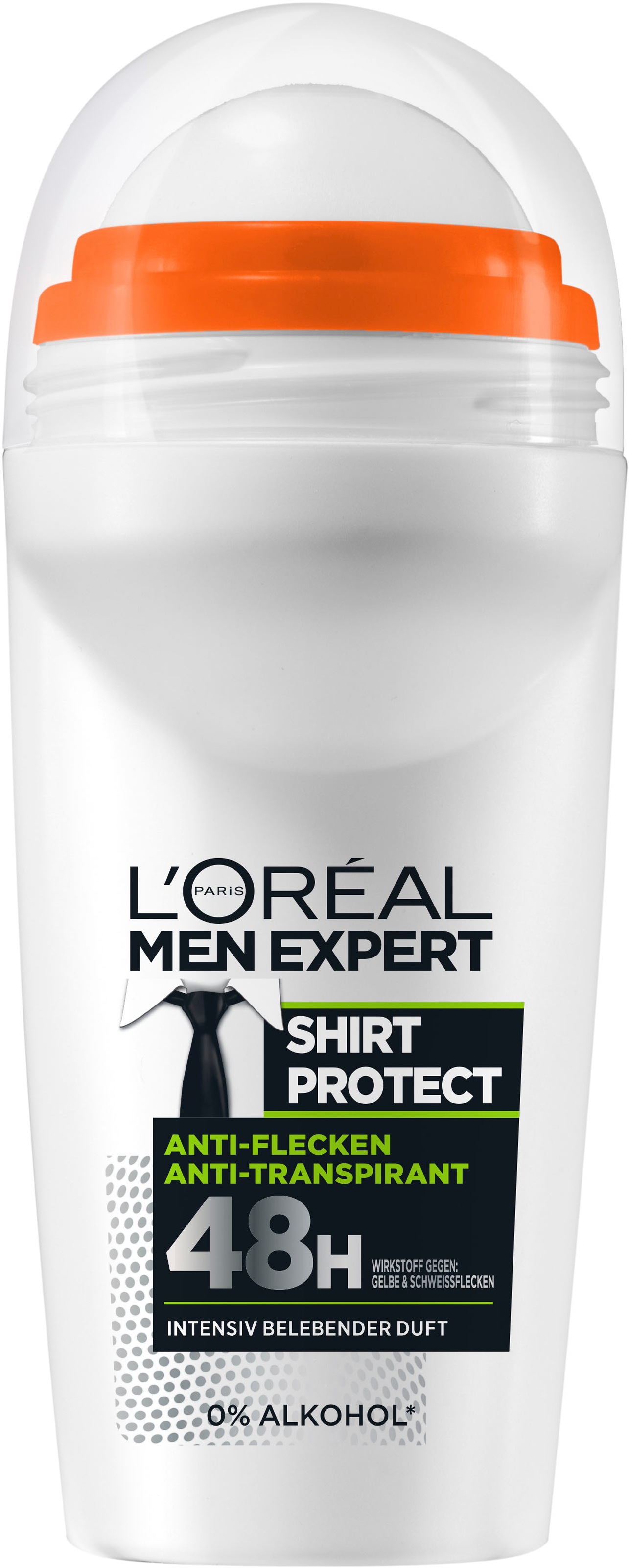 L'ORÉAL PARIS MEN EXPERT Deo-Roller »Deo Roll-on Shirt Control«, (Packung, 6 tlg.), mit hoher Zuverlässigkeit