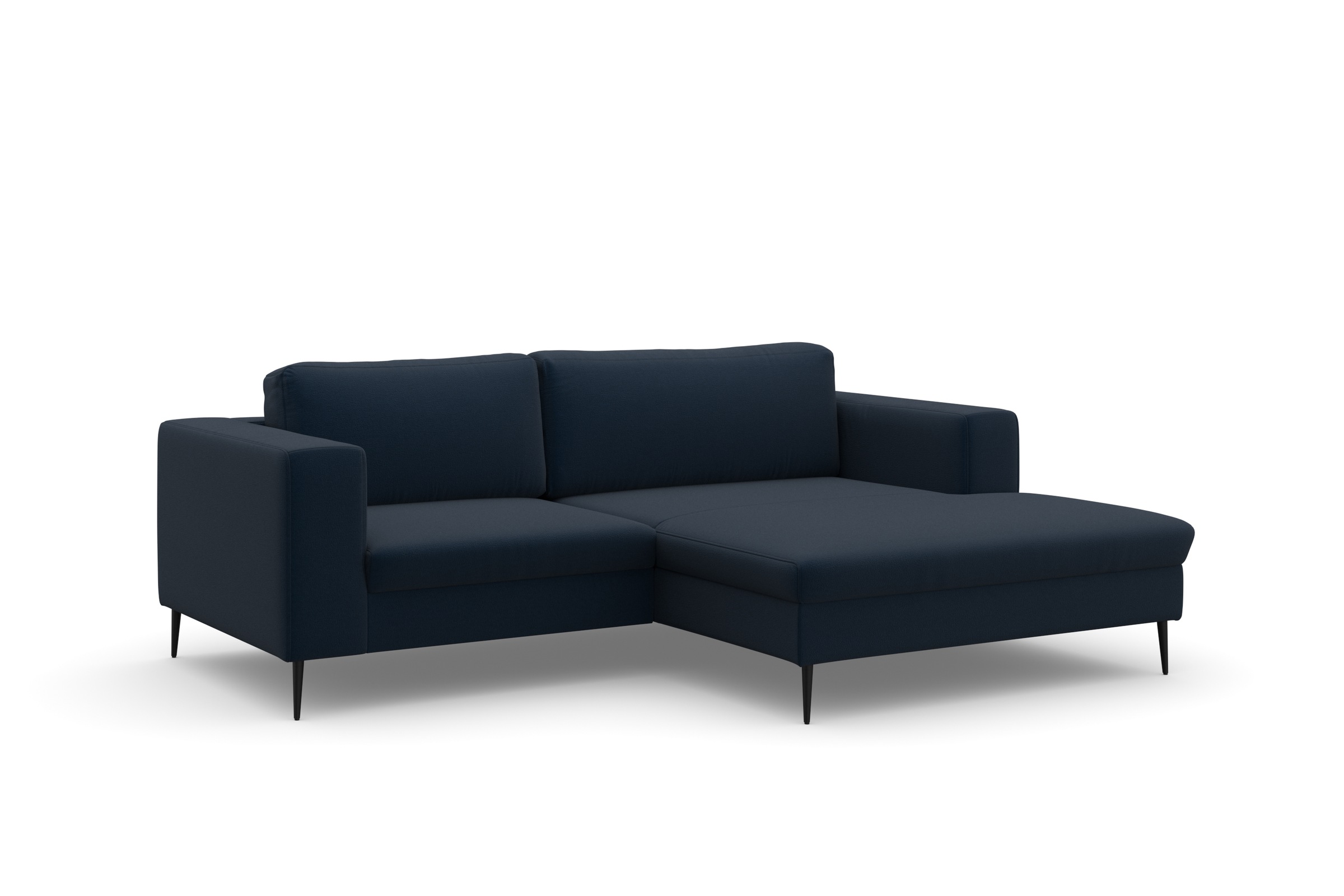 DOMO collection Ecksofa »Modica kompakt und elegant, Breite 244, L-Form«, moderne Optik mit extrabreiter Recamiere, auch in Cord