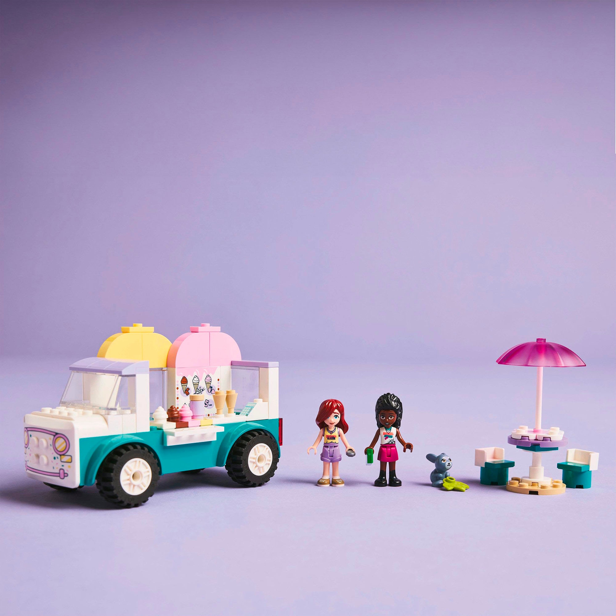 LEGO® Konstruktionsspielsteine »Heartlake City Eiswagen (42644), LEGO Friends«, (92 St.), Made in Europe