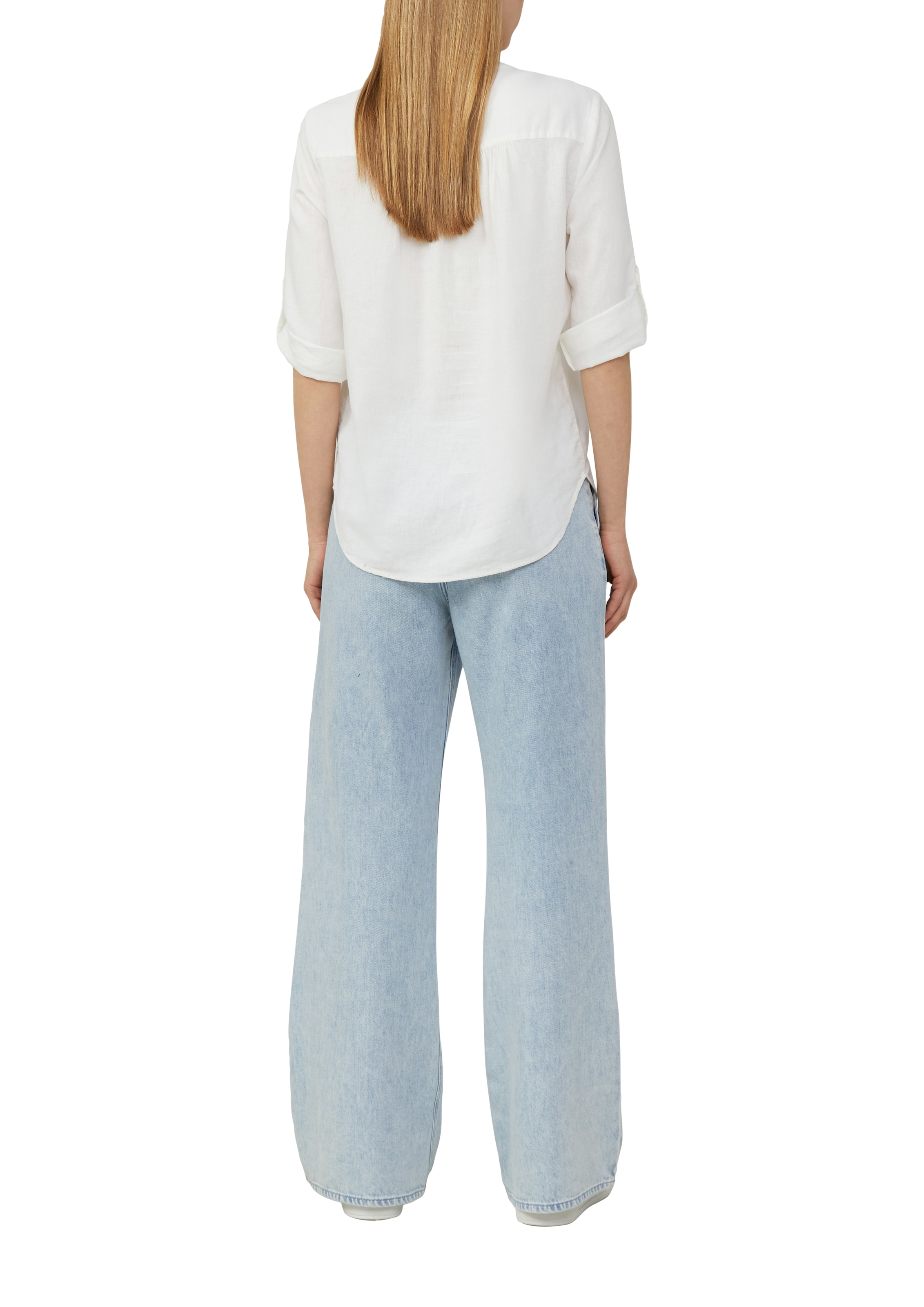 s.Oliver Klassische Bluse, mit Turn-up