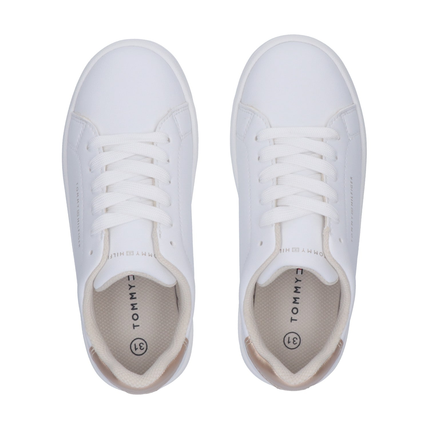 Tommy Hilfiger Sneaker, Schnürschuh, Halbschuh mit Metallic Einsatz