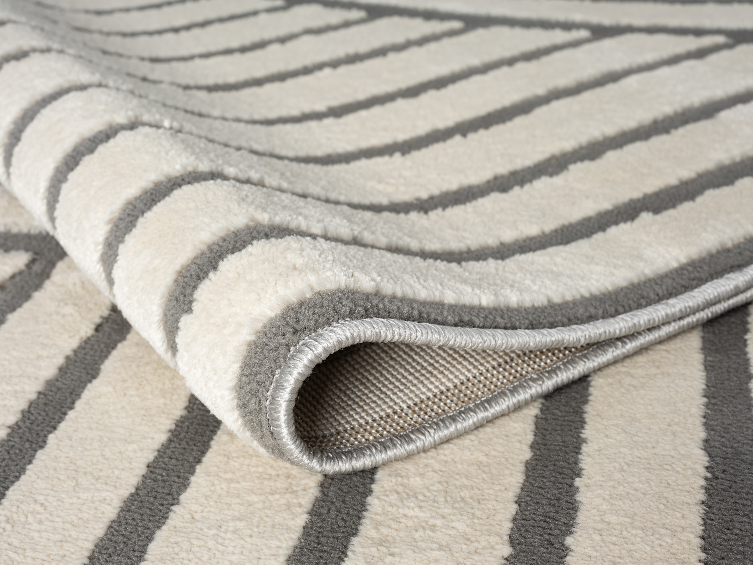 s.Oliver Teppich »Cilla, besondere Form, modernes Design«, rechteckig, 11 mm Höhe, dichte Qualität, Woll-Look, Skandi, Boho, Wohnzimmer, Schlafzimmer