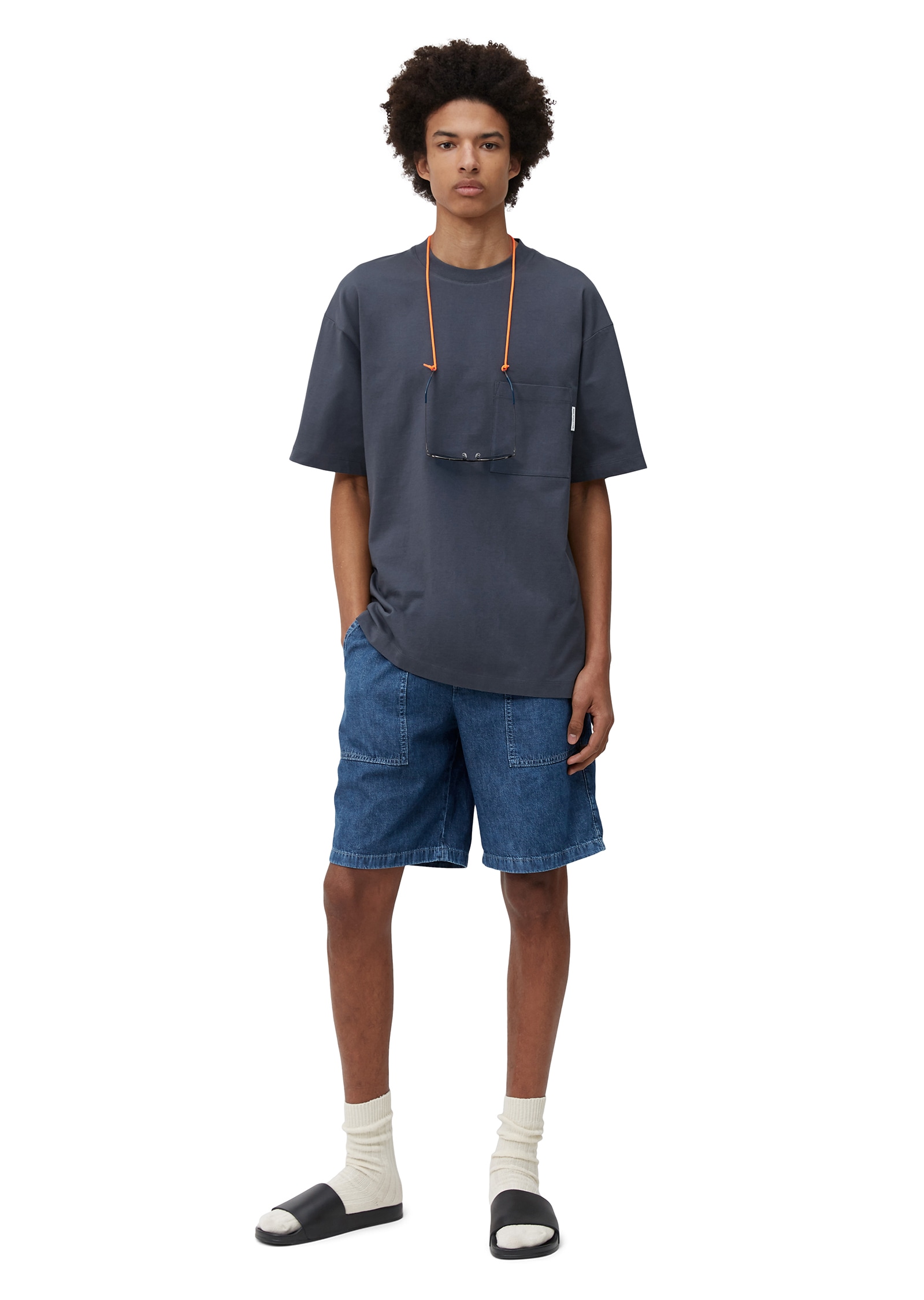 5. Bild von Marc O'Polo DENIM Shorts »im lockeren Bermuda Fit«