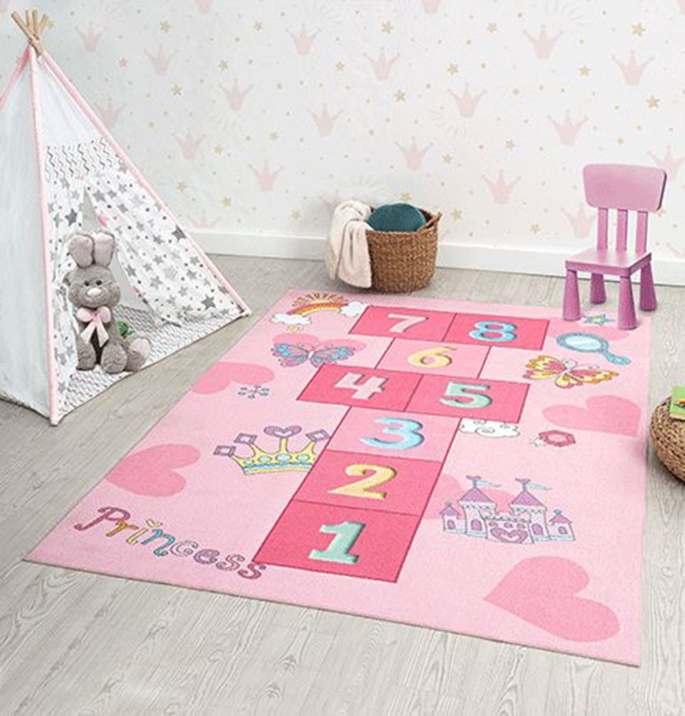 the carpet Teppich »Happy Life round«, rund, 4 mm Höhe, Life Kinderzimmer Teppich Spielteppich pflegeleicht