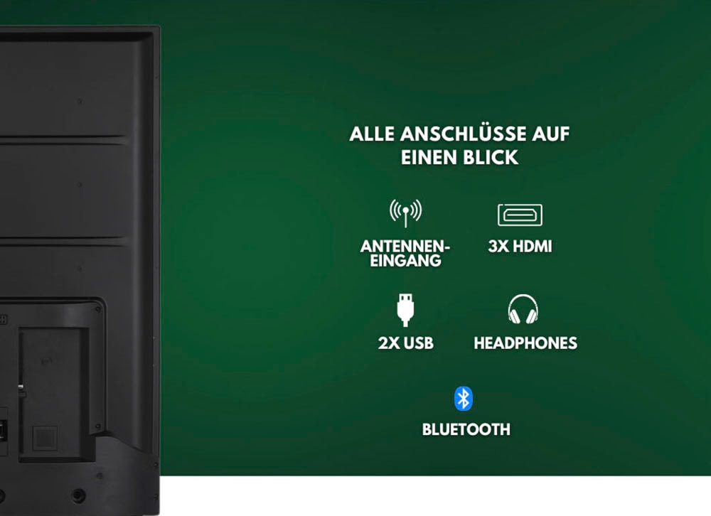 Hanseatic LED-Fernseher »65U800UDS«, 4K Ultra HD, Smart-TV-Android TV