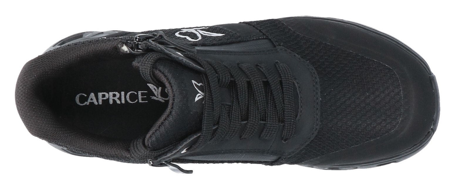 Caprice Plateausneaker, Freizeitschuh, Halbschuh, Schnürschuh, Komfortschuh bequeme Weite