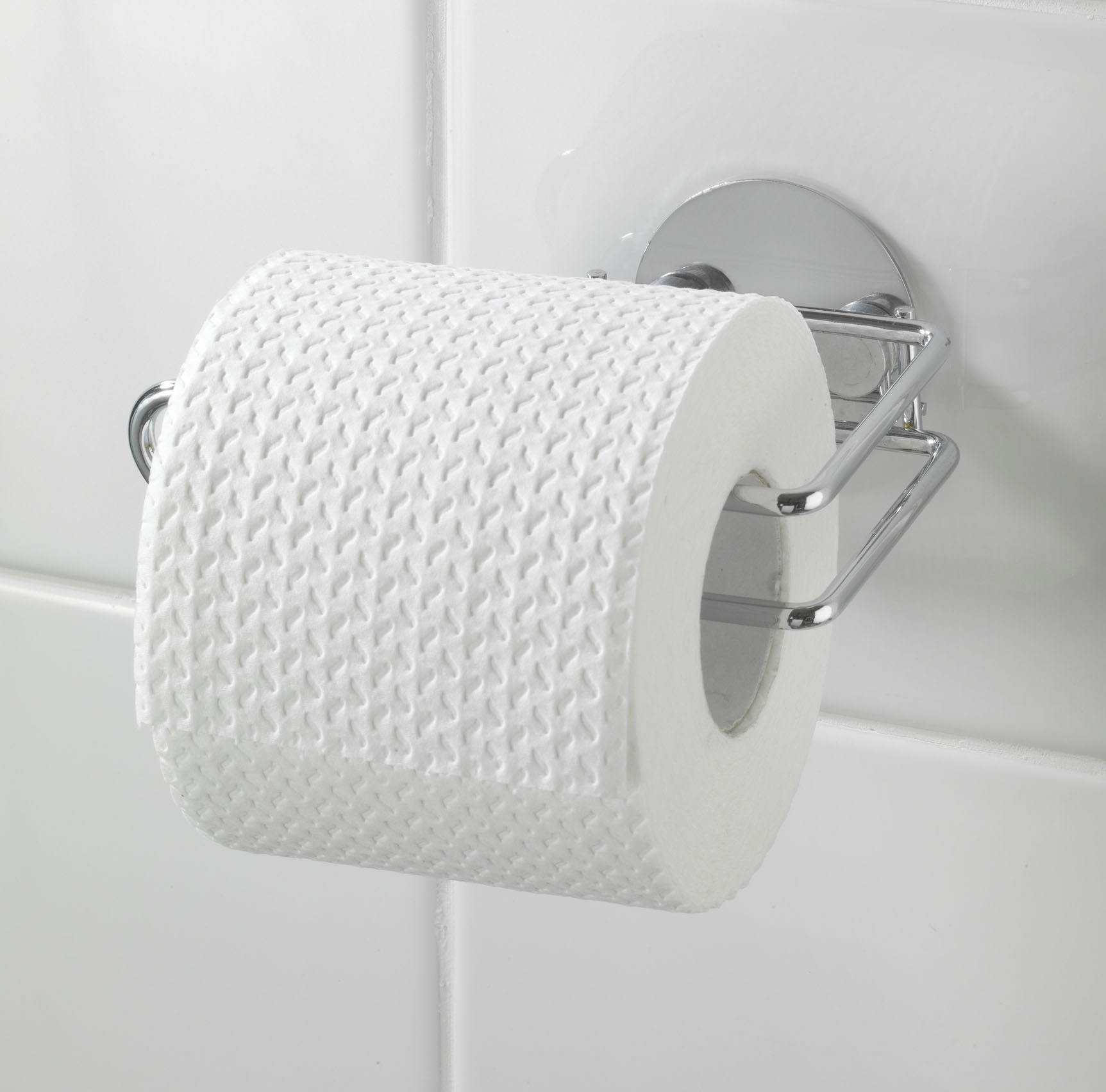 WENKO Toilettenpapierhalter »Turbo-Loc®«, Befestigen ohne bohren